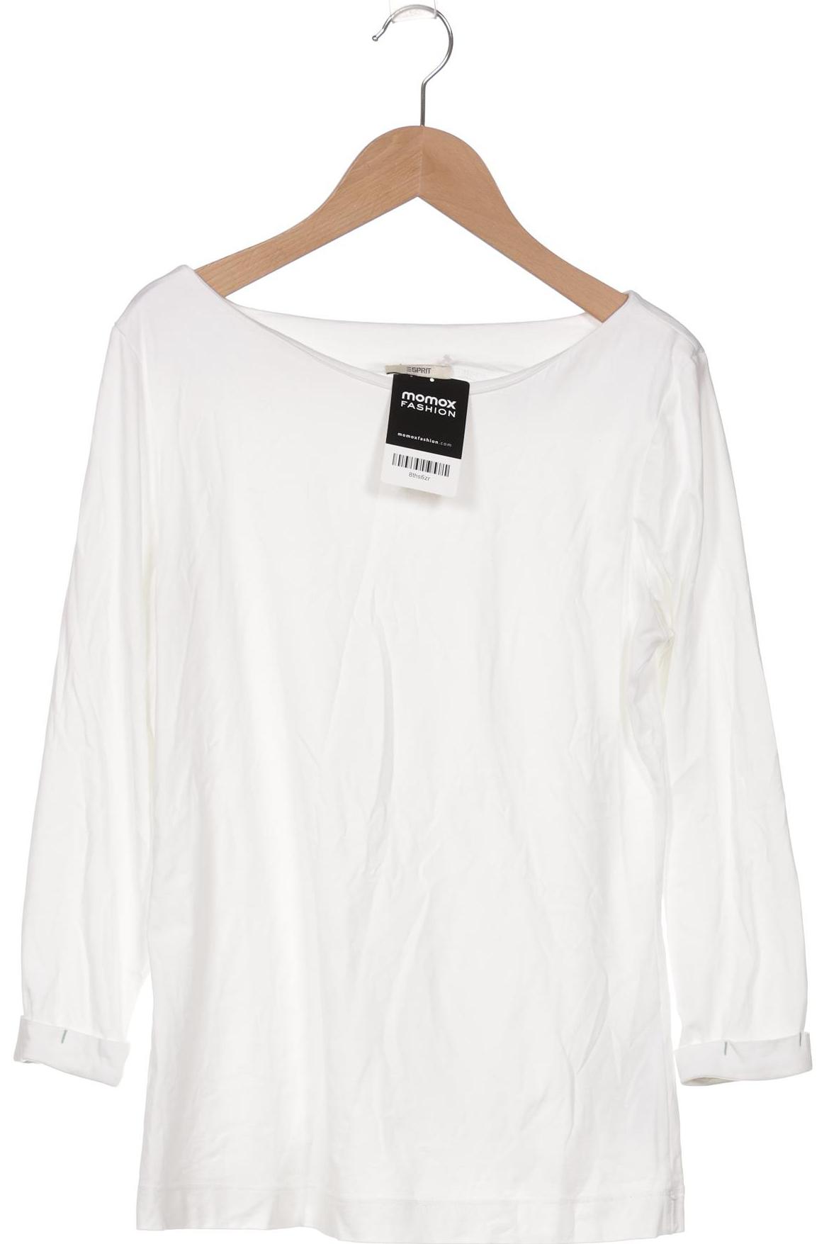 

Esprit Damen Langarmshirt, weiß, Gr. 36