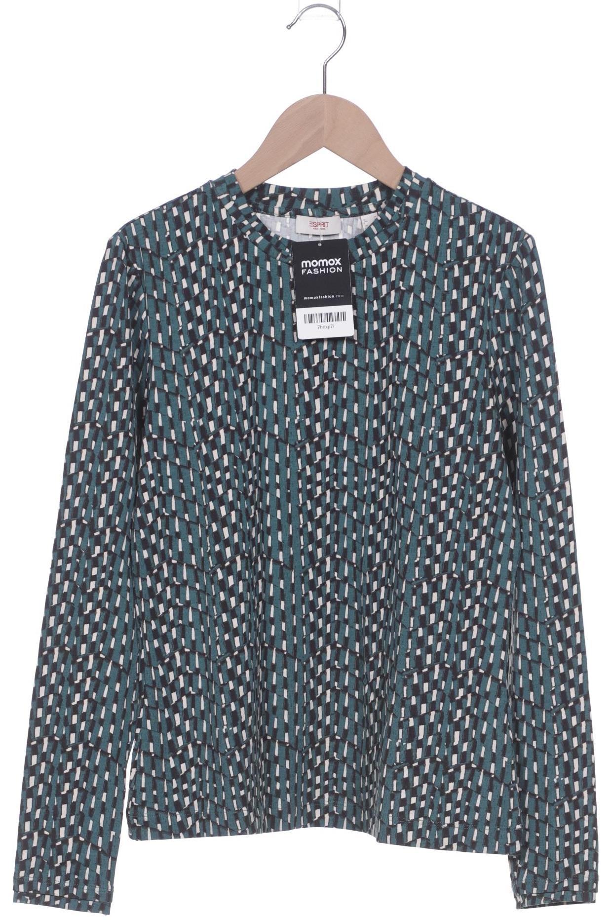 

Esprit Damen Langarmshirt, türkis, Gr. 38