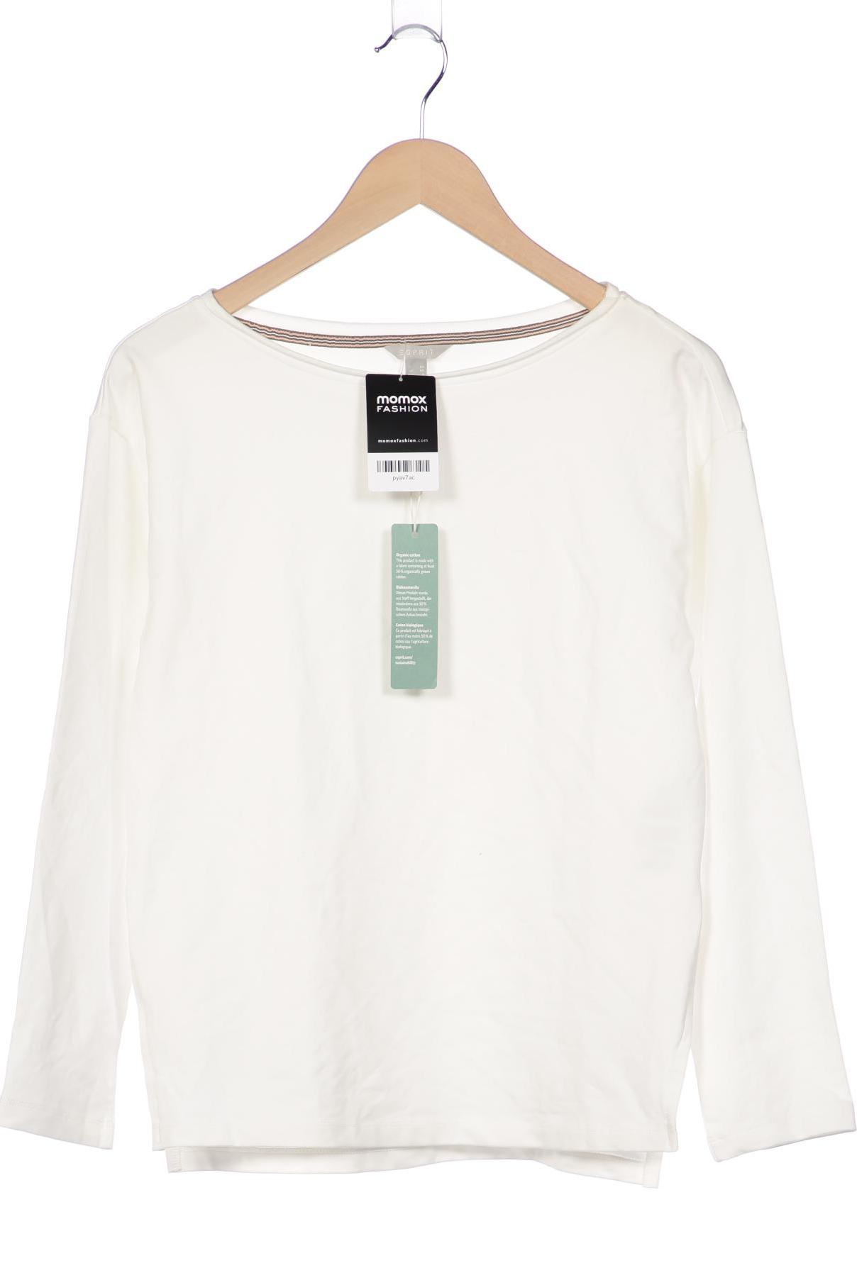 

Esprit Damen Langarmshirt, weiß, Gr. 34