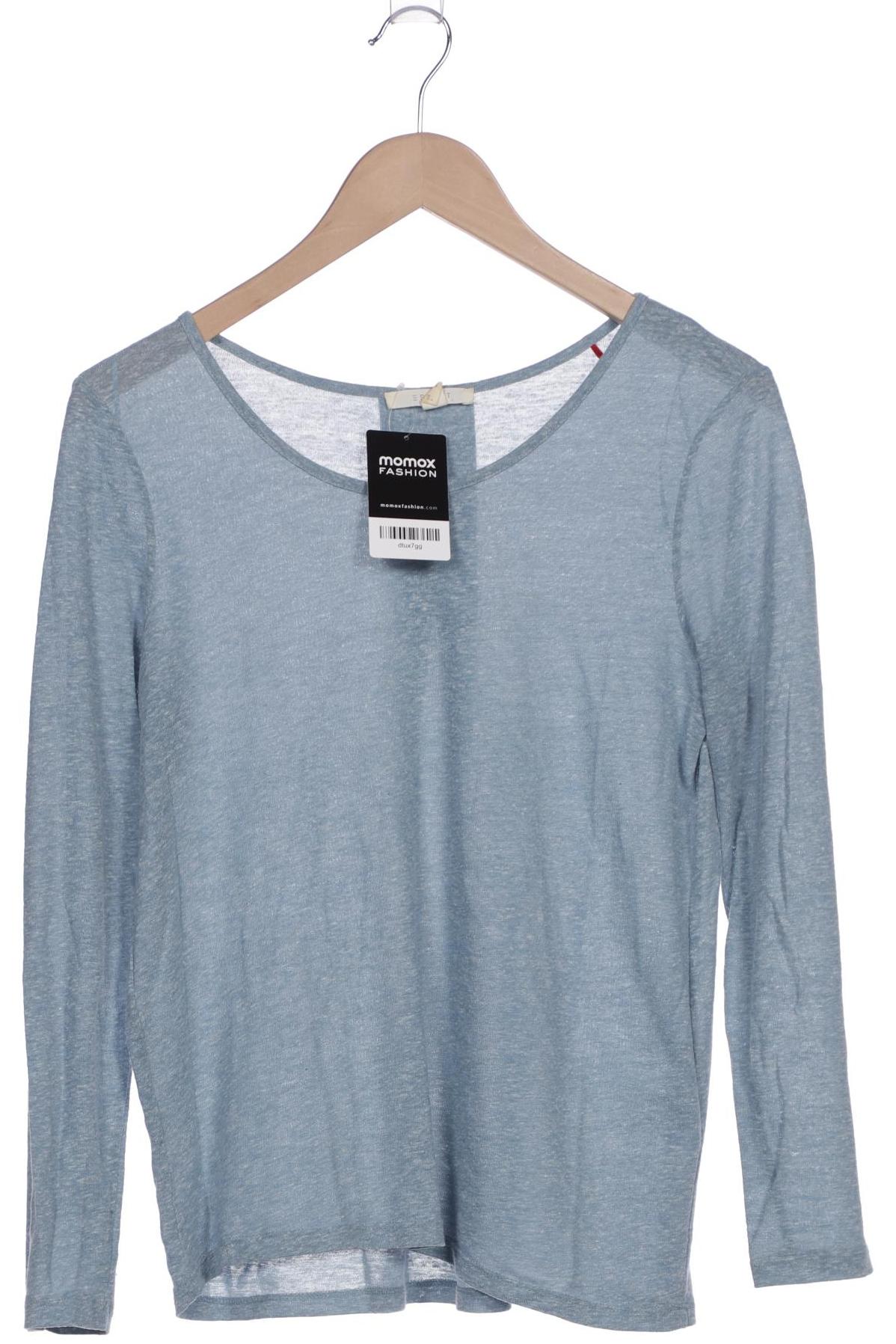 

Esprit Damen Langarmshirt, blau, Gr. 36