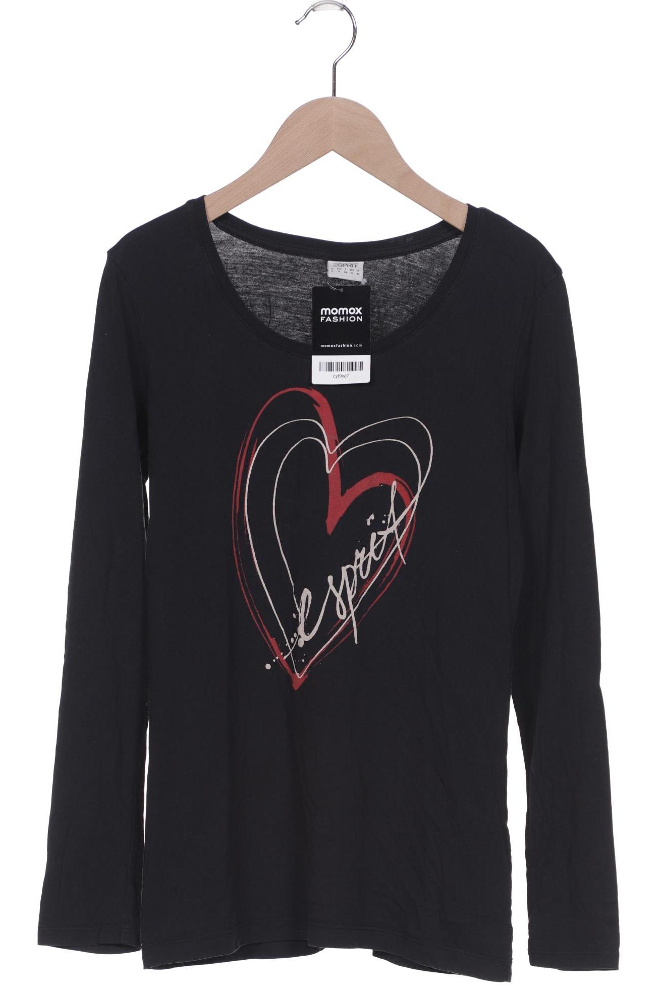 

Esprit Damen Langarmshirt, schwarz, Gr. 36