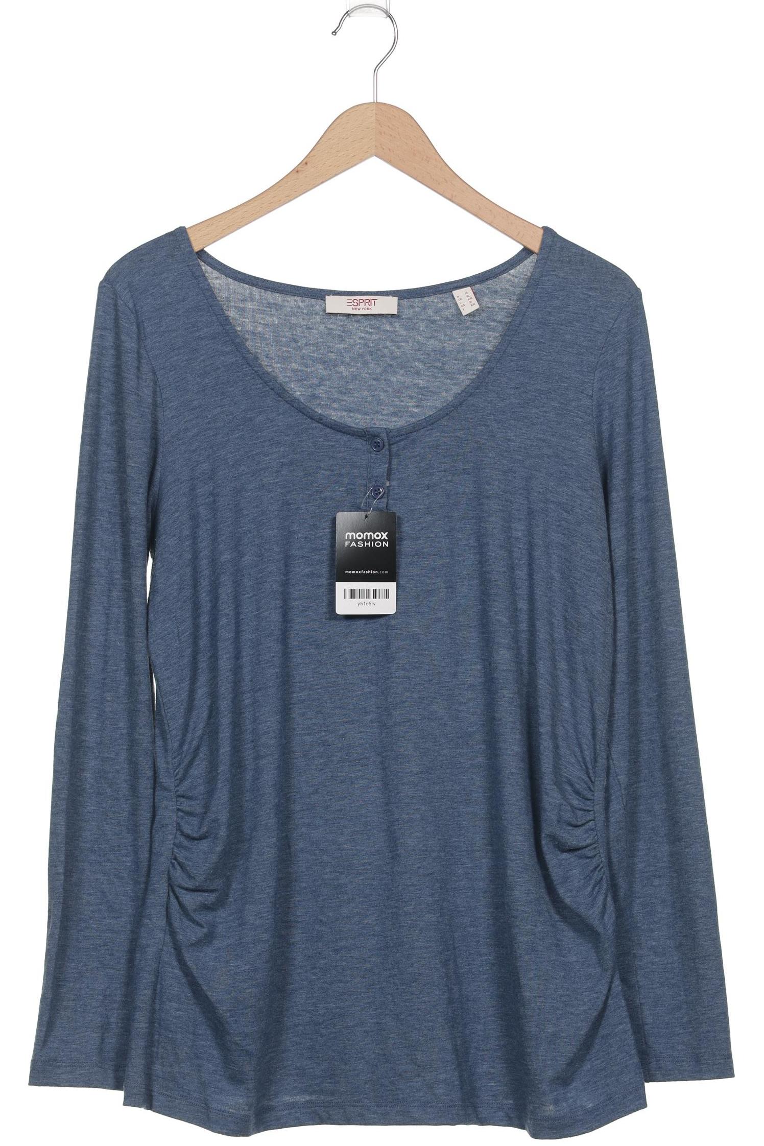

Esprit Damen Langarmshirt, blau, Gr. 44