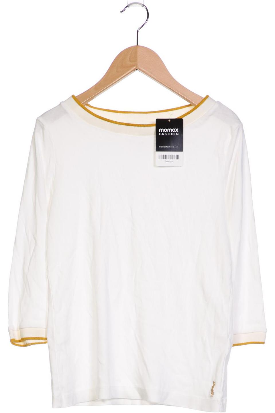 

Esprit Damen Langarmshirt, weiß, Gr. 38