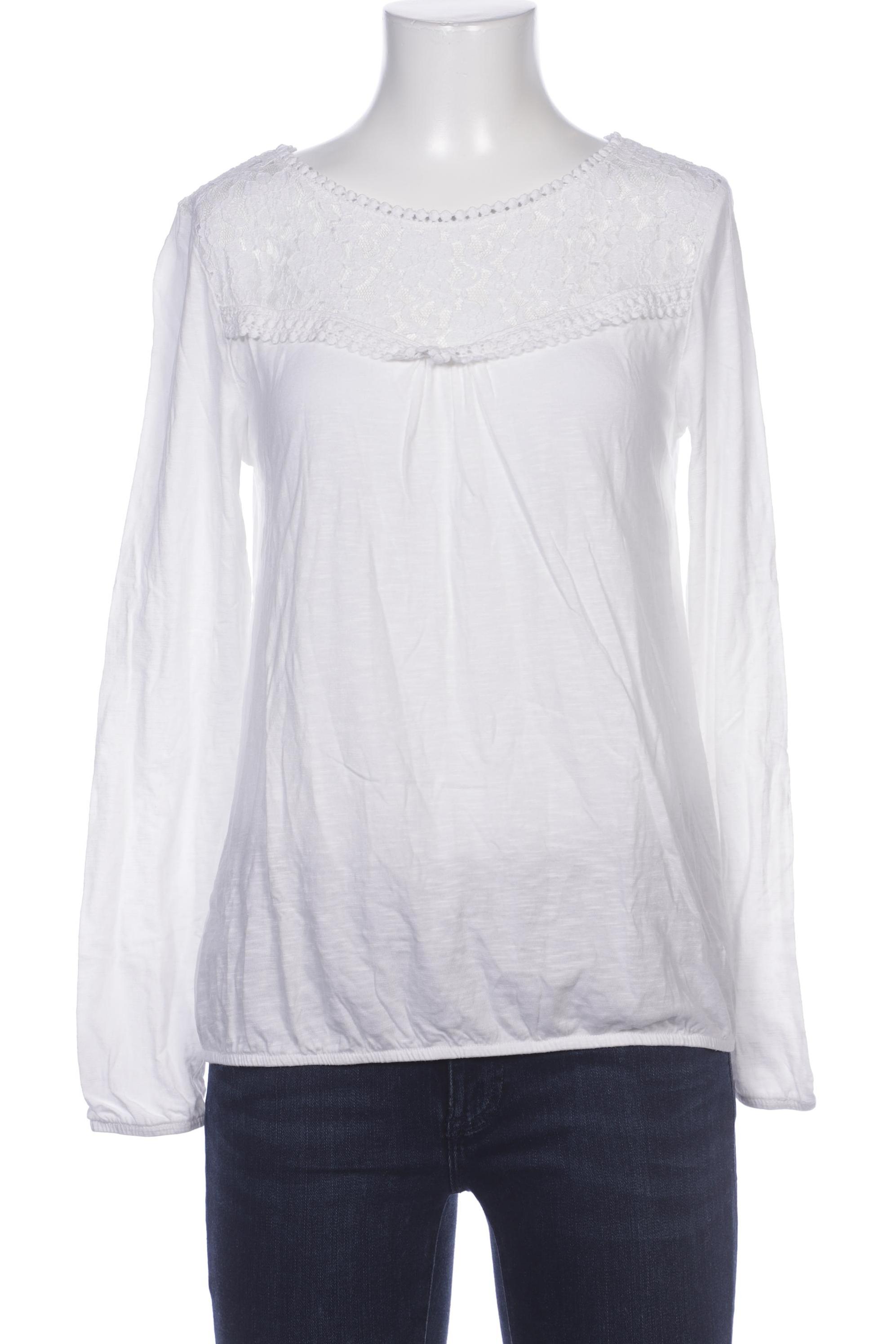 

Esprit Damen Langarmshirt, weiß, Gr. 38