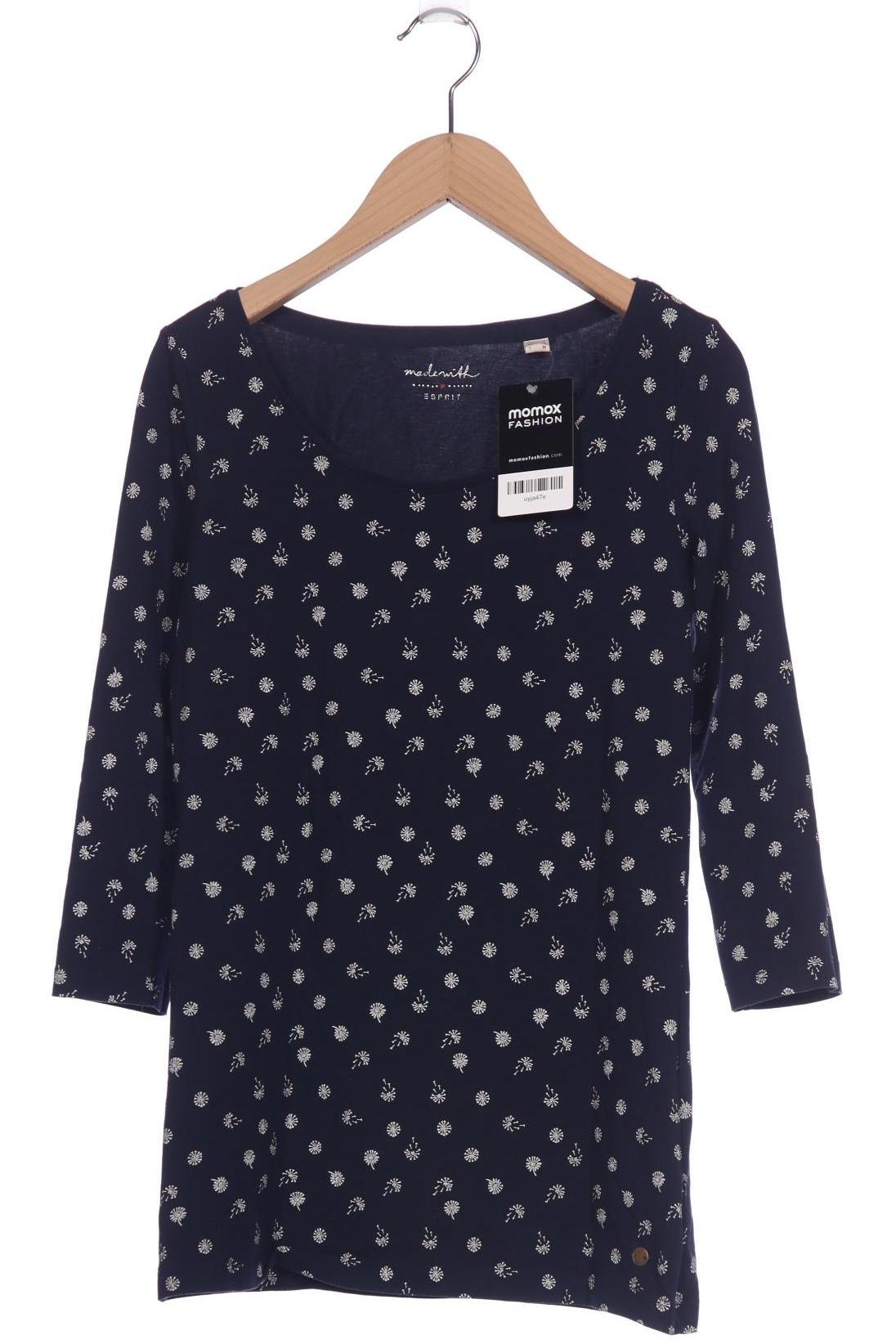 

Esprit Damen Langarmshirt, marineblau, Gr. 36