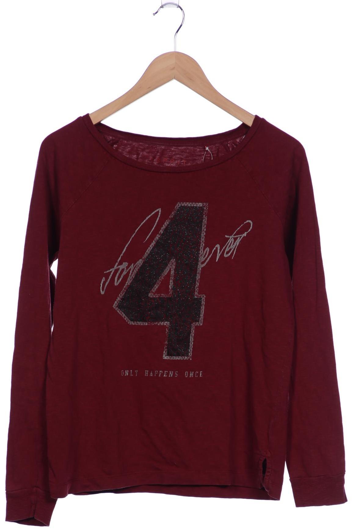 

Esprit Damen Langarmshirt, bordeaux, Gr. 36