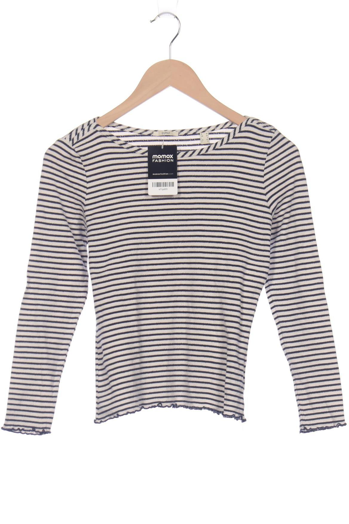 

Esprit Damen Langarmshirt, weiß, Gr. 34