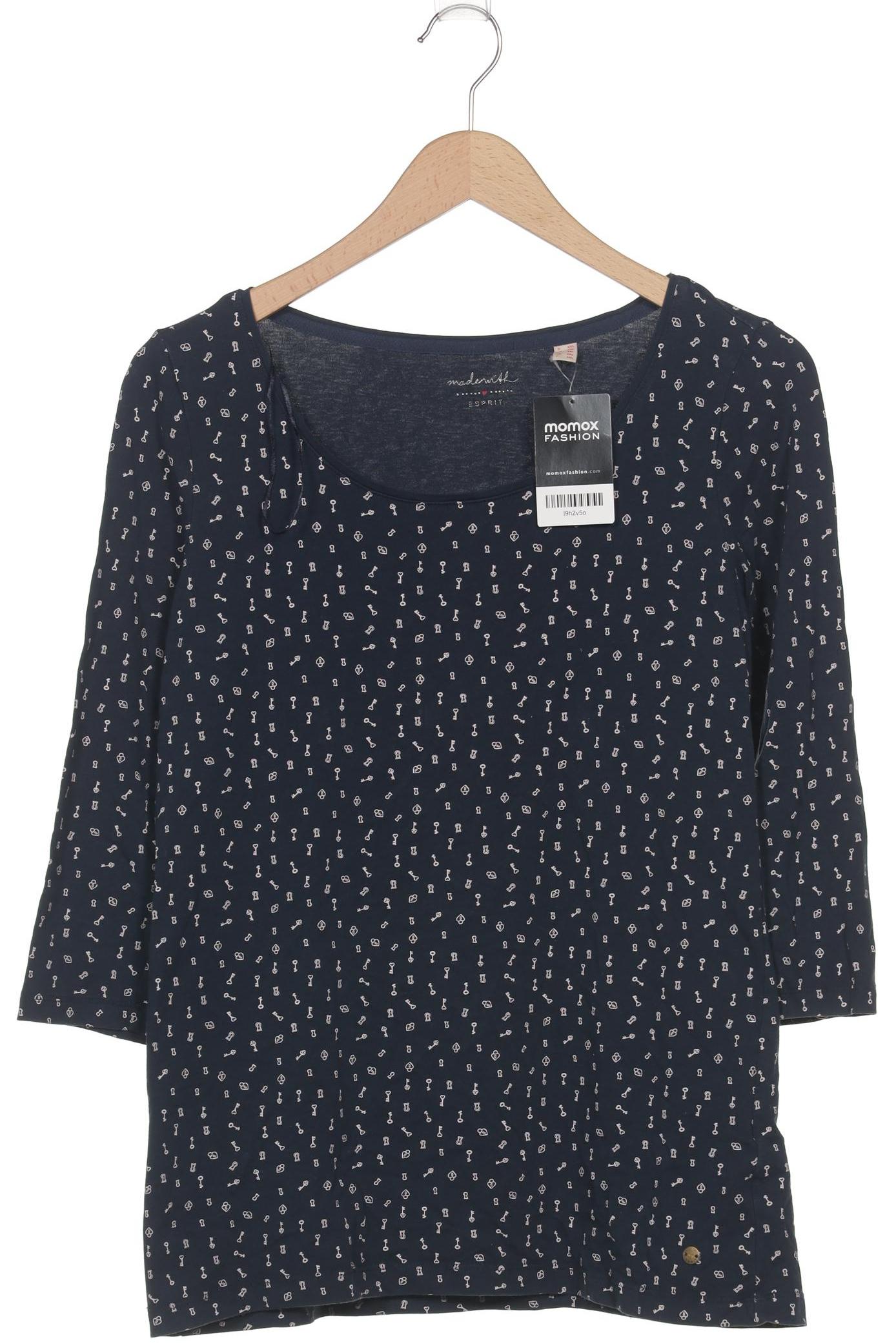 

Esprit Damen Langarmshirt, marineblau, Gr. 46