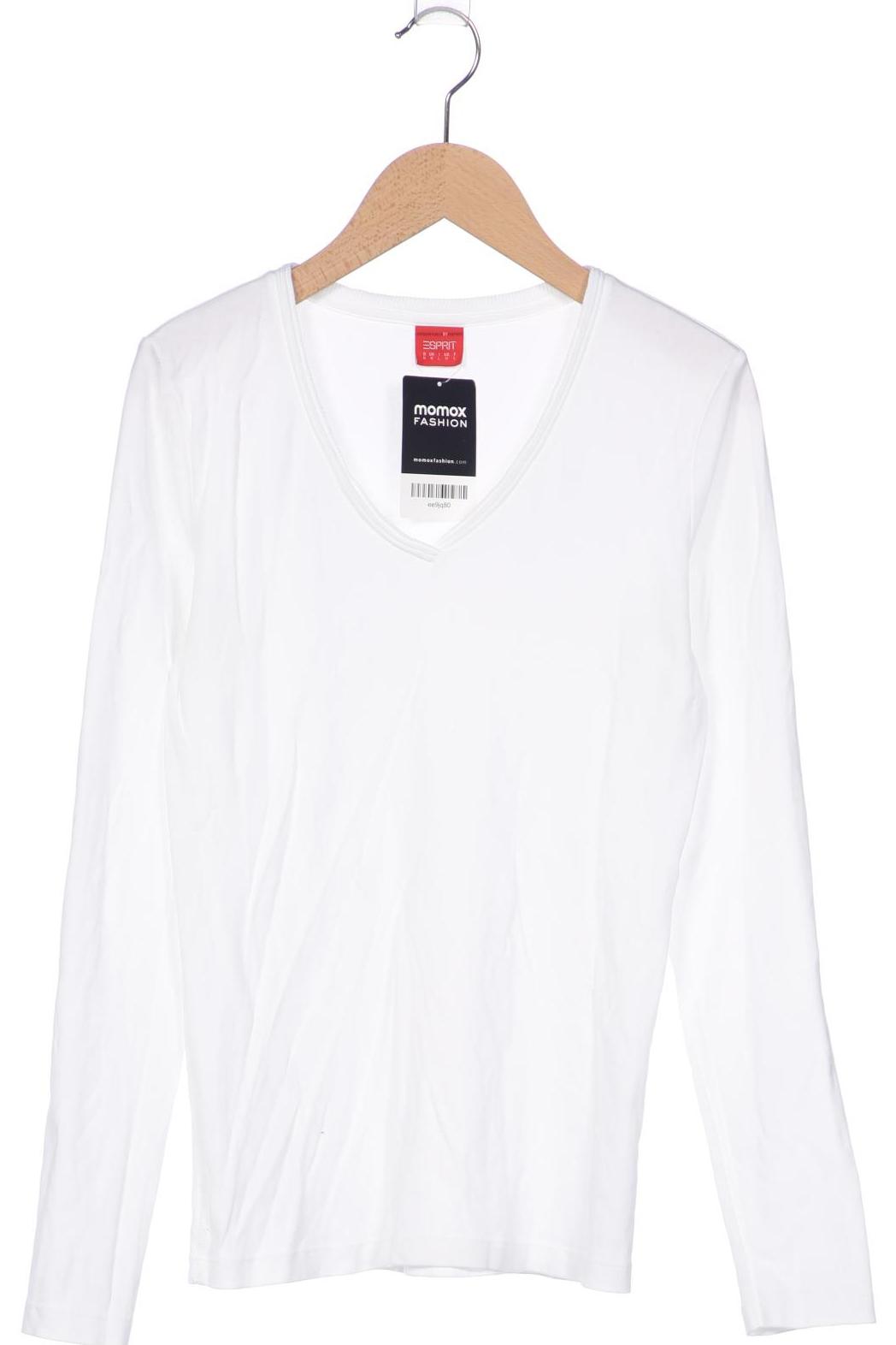 

Esprit Damen Langarmshirt, weiß, Gr. 38