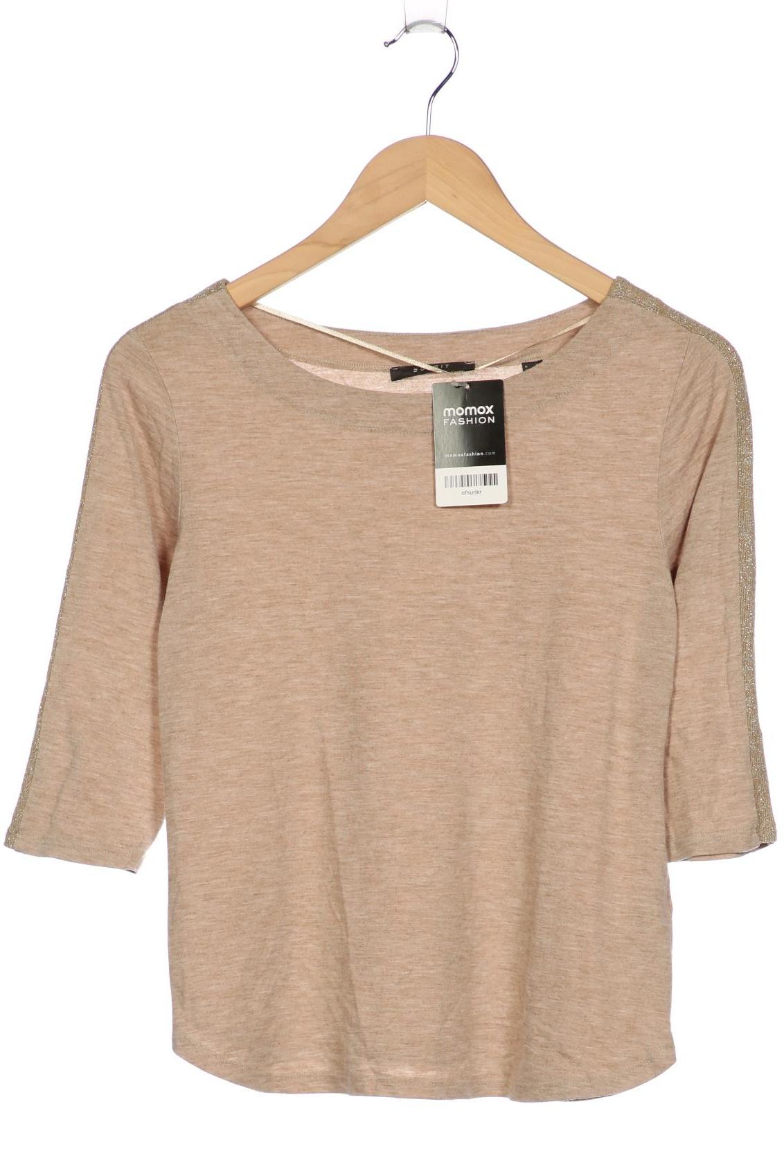 

Esprit Damen Langarmshirt, beige, Gr. 34