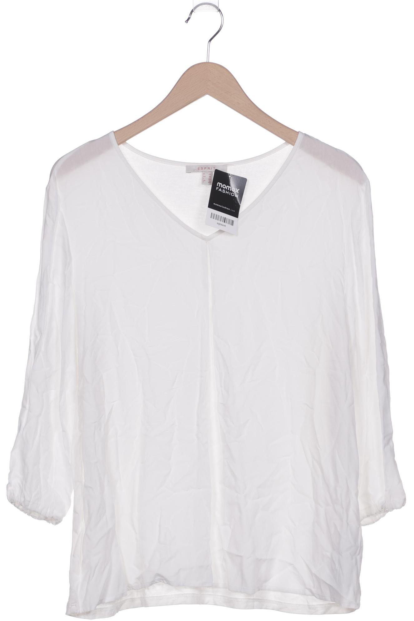 

Esprit Damen Langarmshirt, weiß, Gr. 42