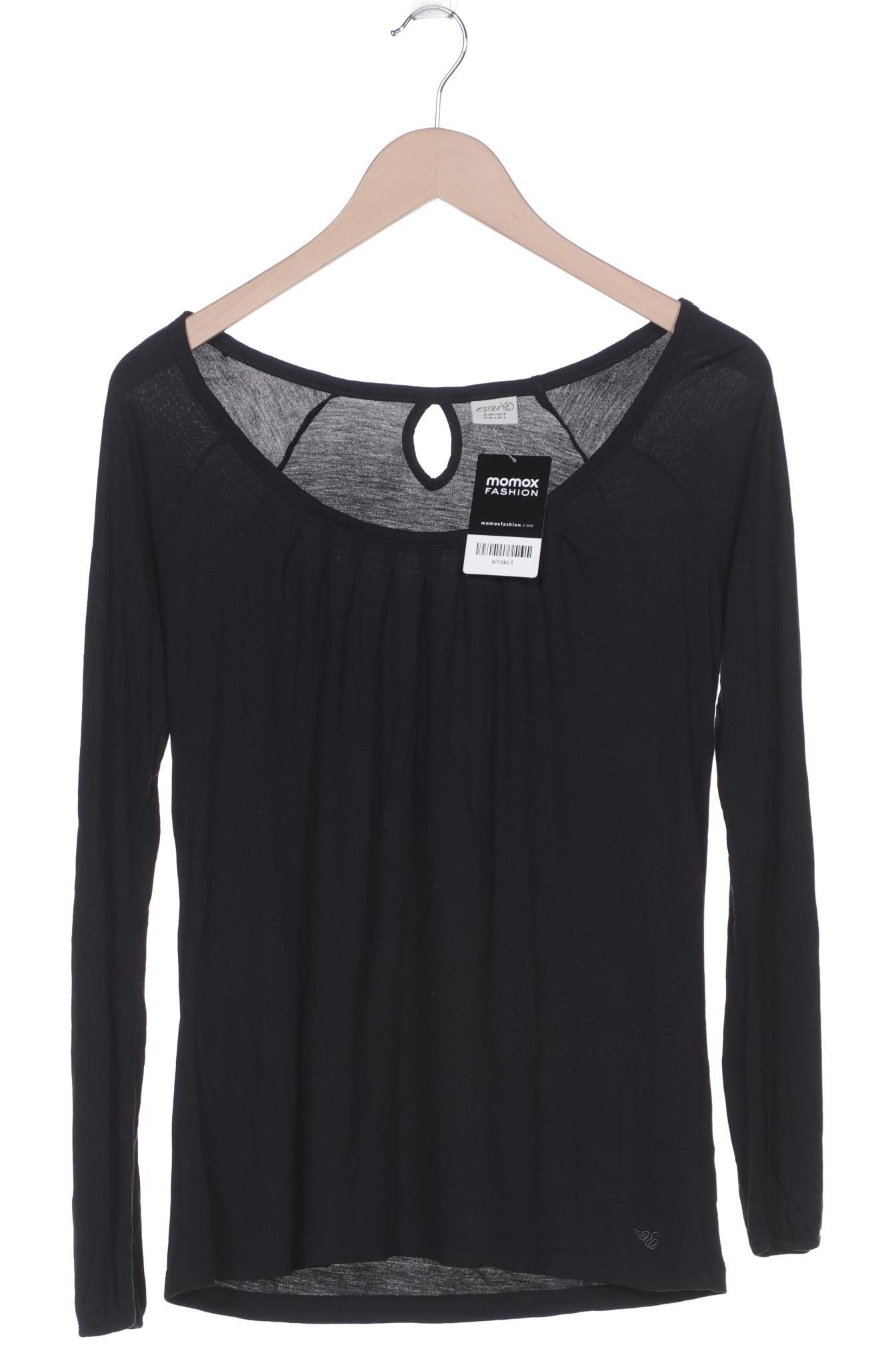 

Esprit Damen Langarmshirt, schwarz