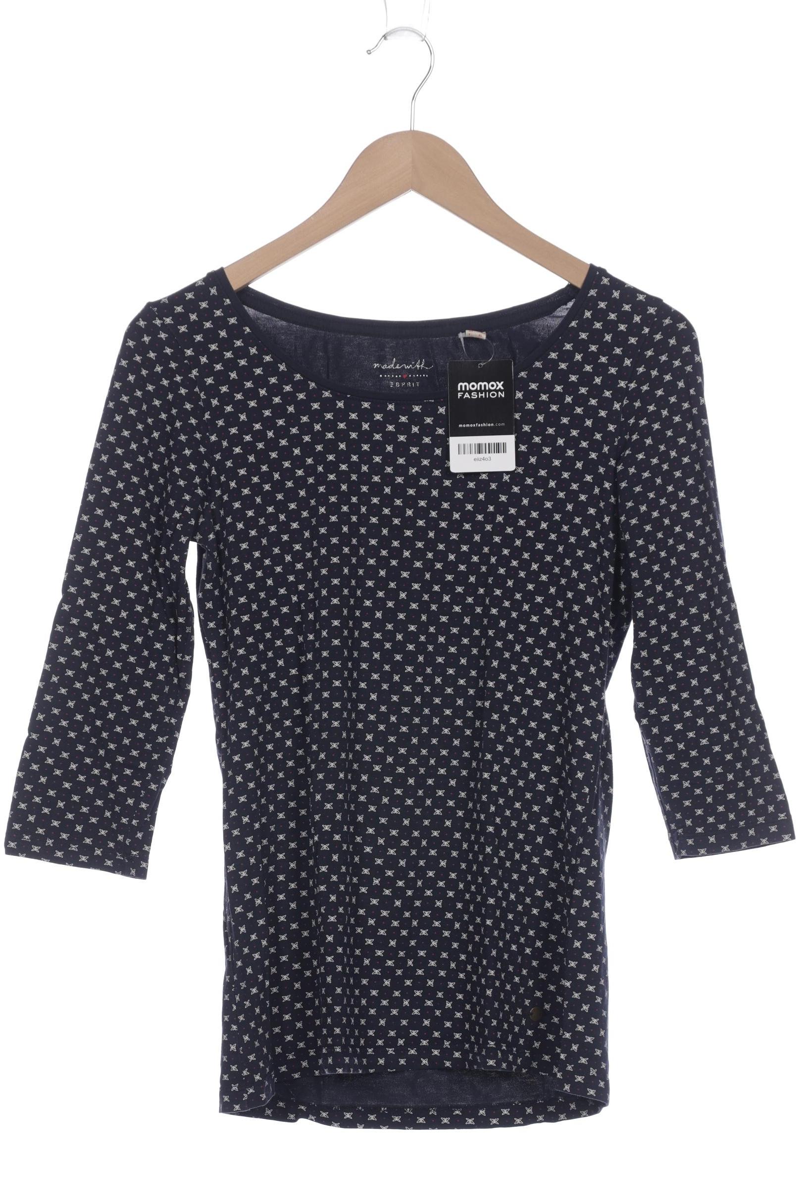 

Esprit Damen Langarmshirt, marineblau, Gr. 42