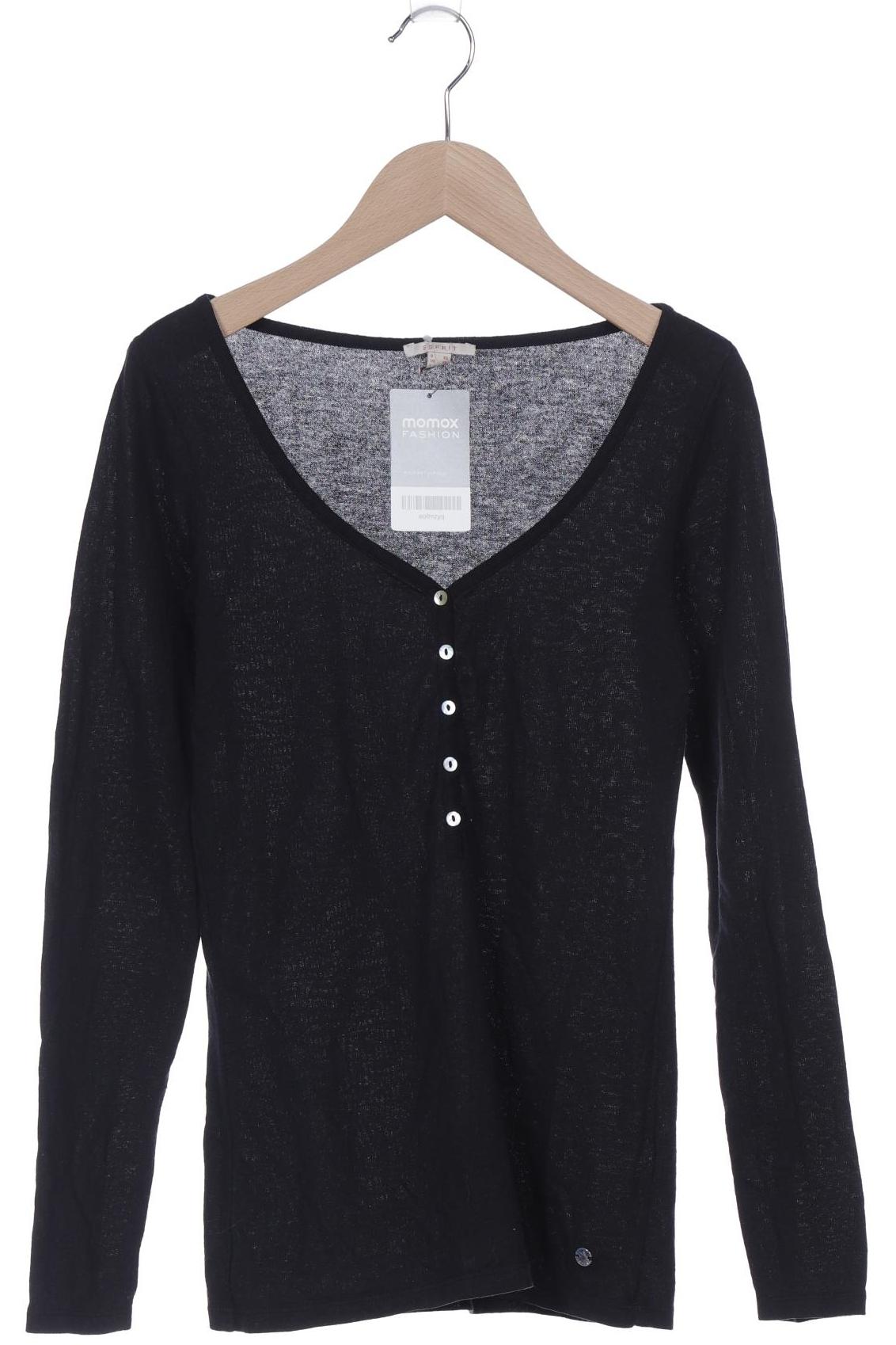 

Esprit Damen Langarmshirt, schwarz, Gr. 34