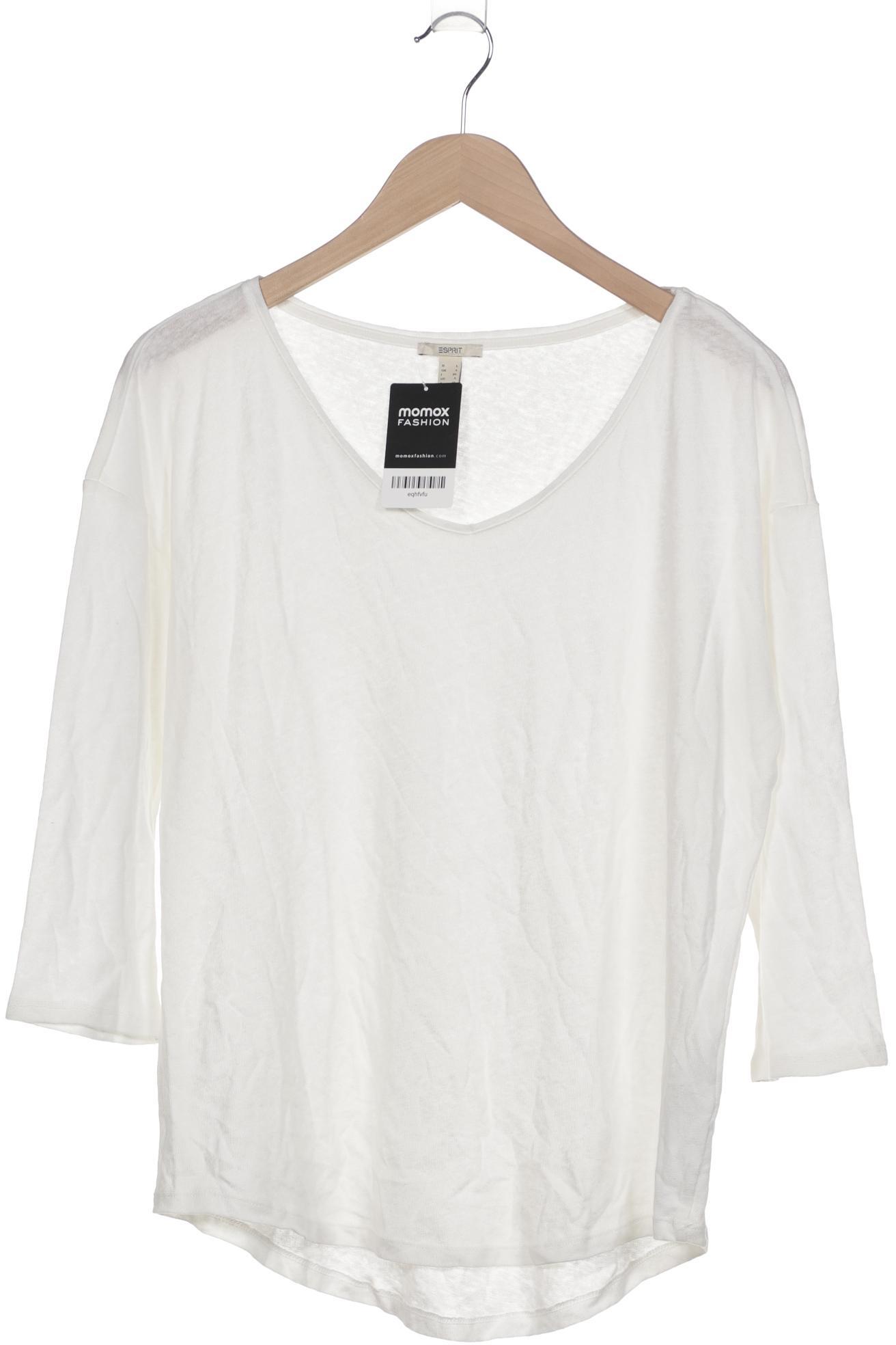 

Esprit Damen Langarmshirt, weiß, Gr. 42