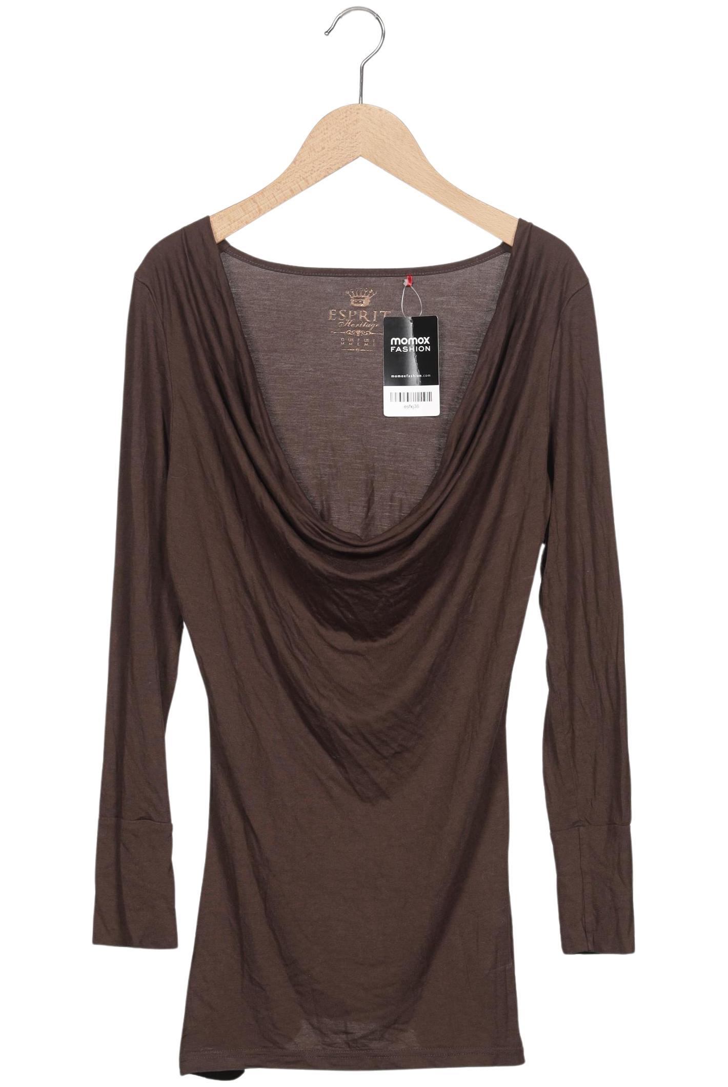 

Esprit Damen Langarmshirt, braun, Gr. 38