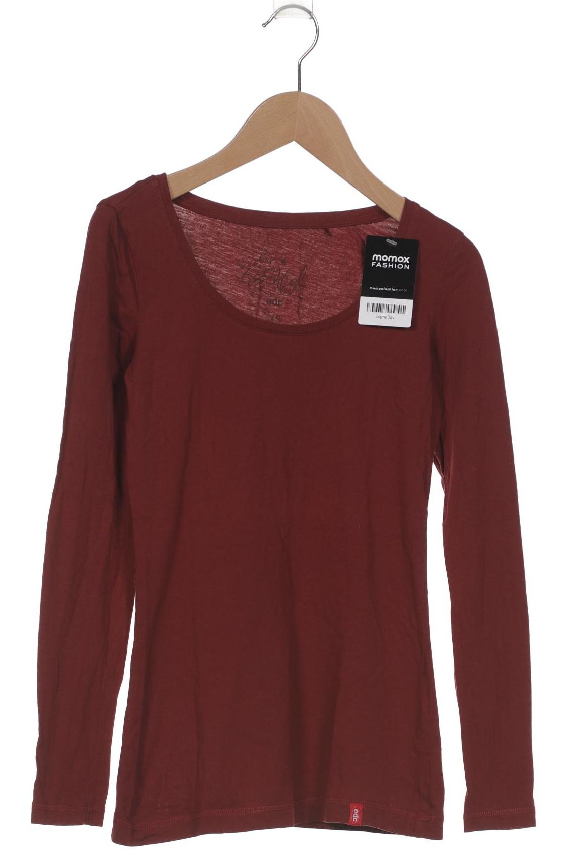 

Esprit Damen Langarmshirt, bordeaux, Gr. 34