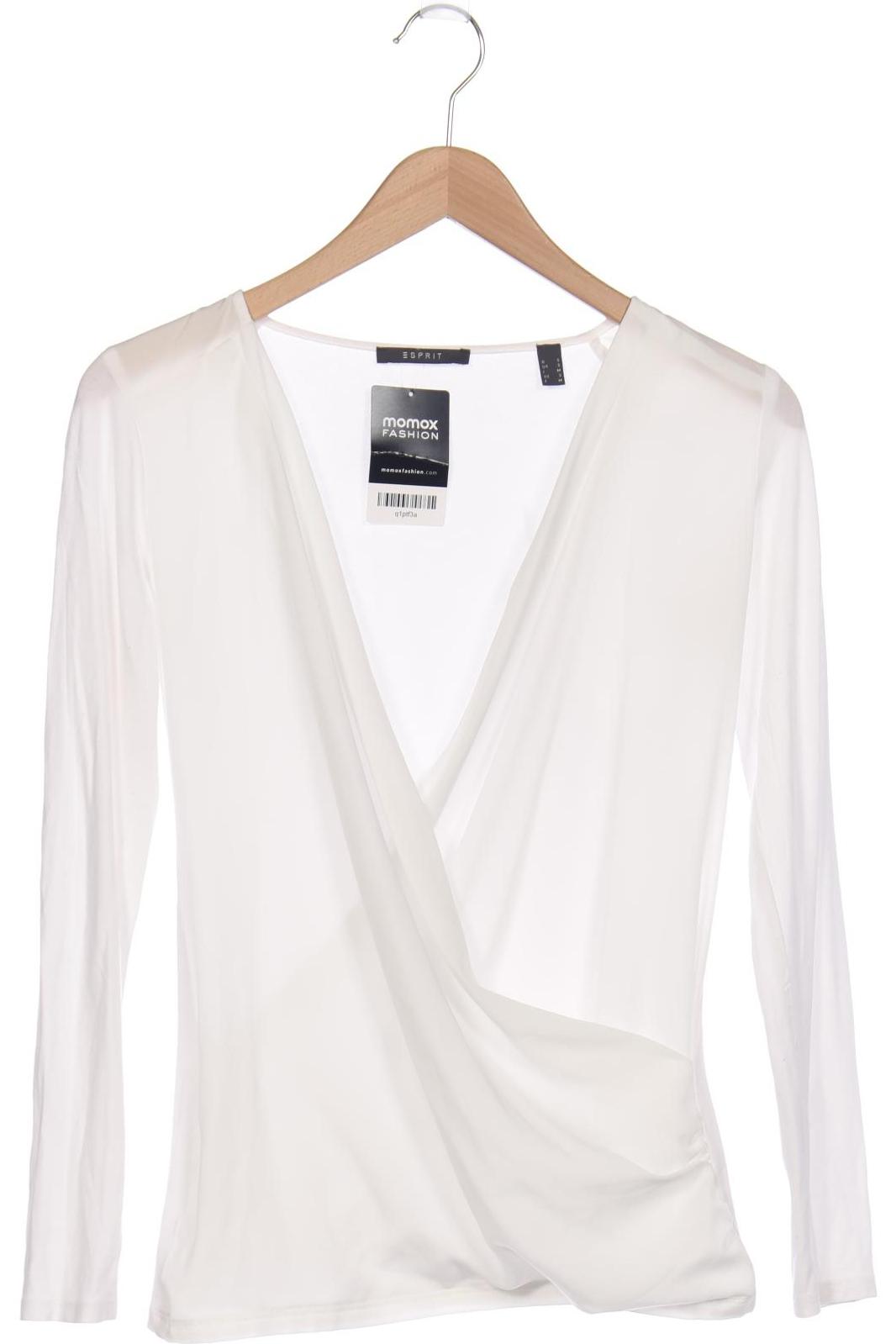

Esprit Damen Langarmshirt, weiß, Gr. 36