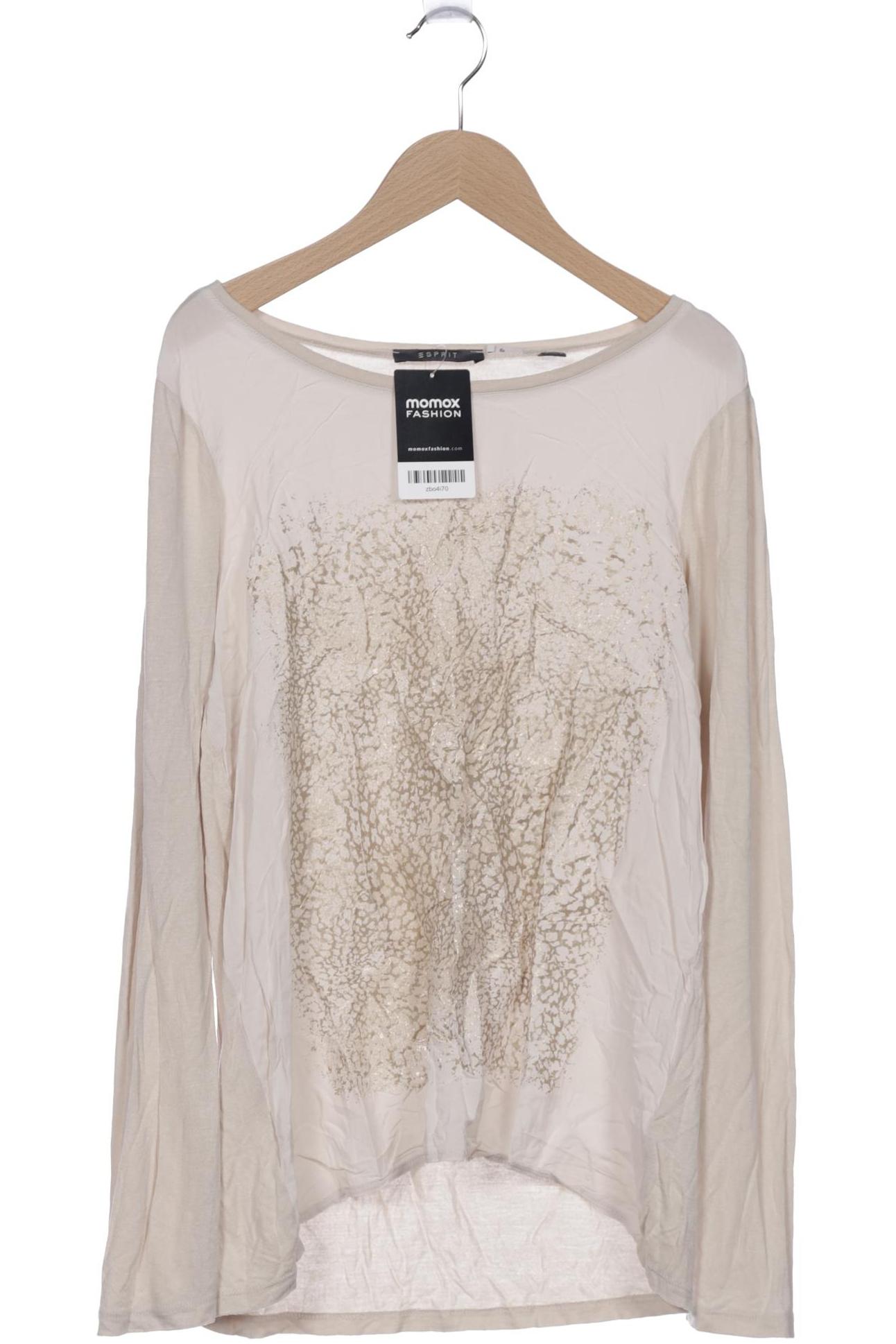 

Esprit Damen Langarmshirt, beige, Gr. 38