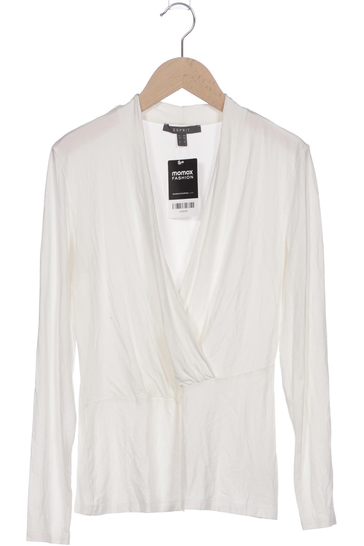

Esprit Damen Langarmshirt, weiß, Gr. 34