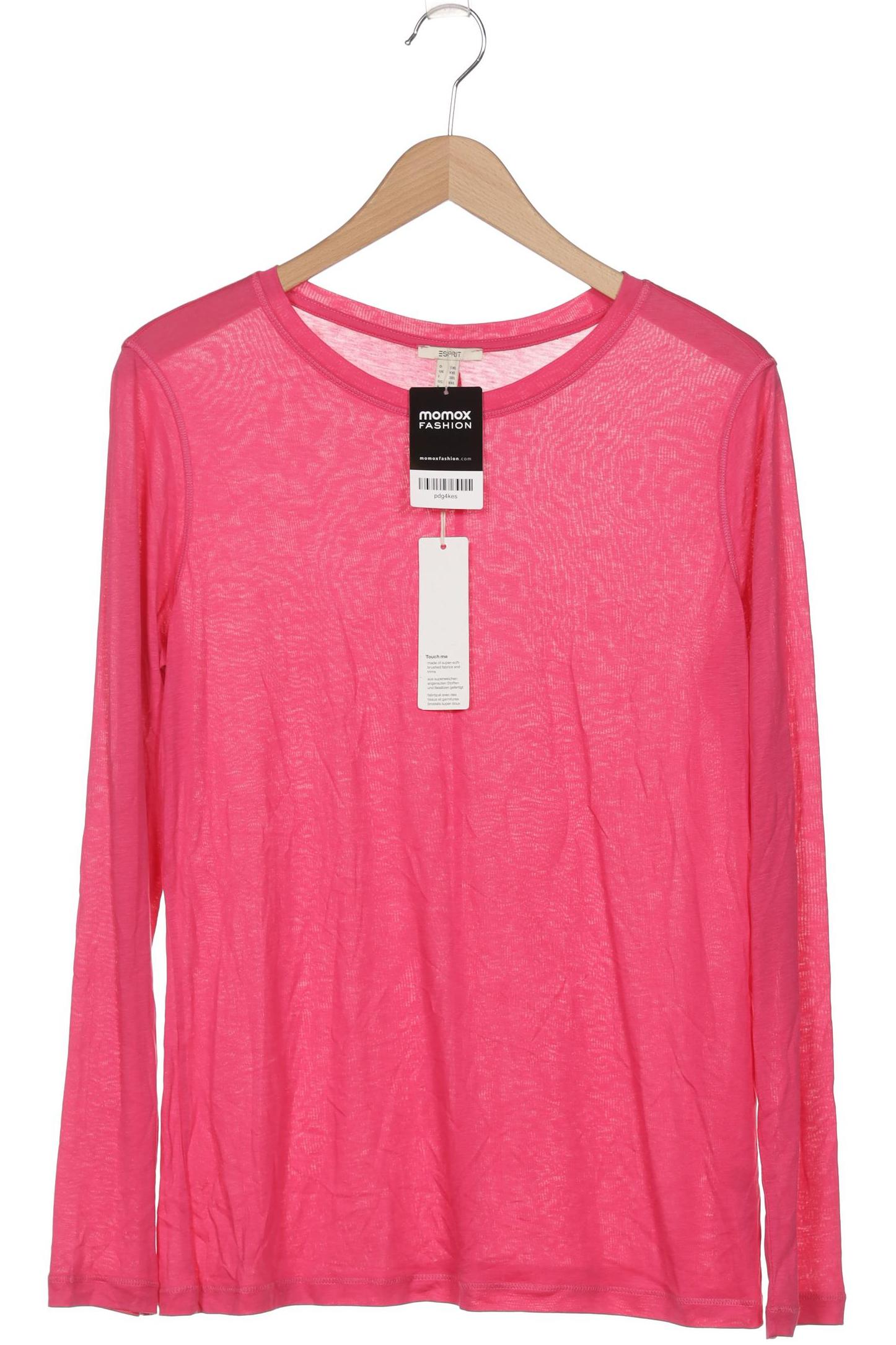 

Esprit Damen Langarmshirt, pink, Gr. 46