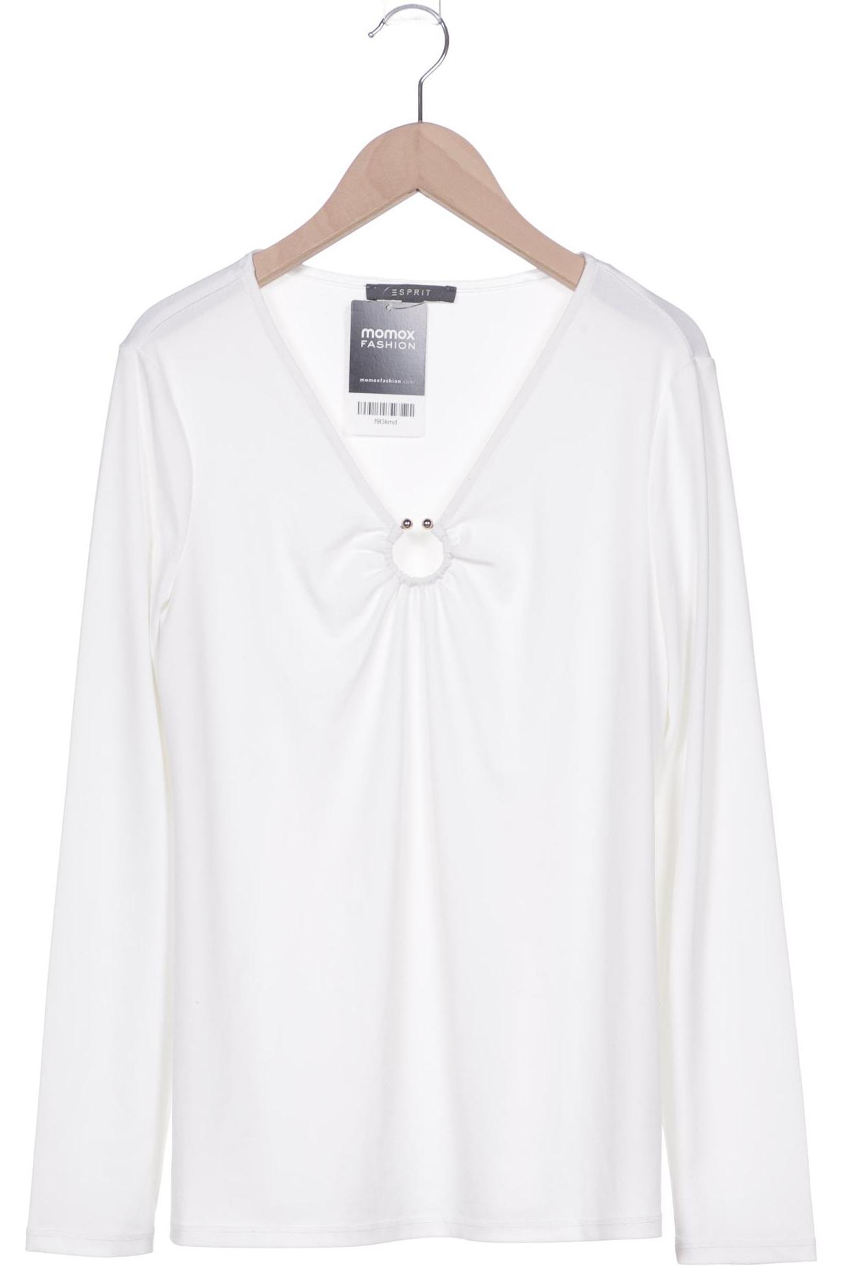 

Esprit Damen Langarmshirt, weiß, Gr. 38