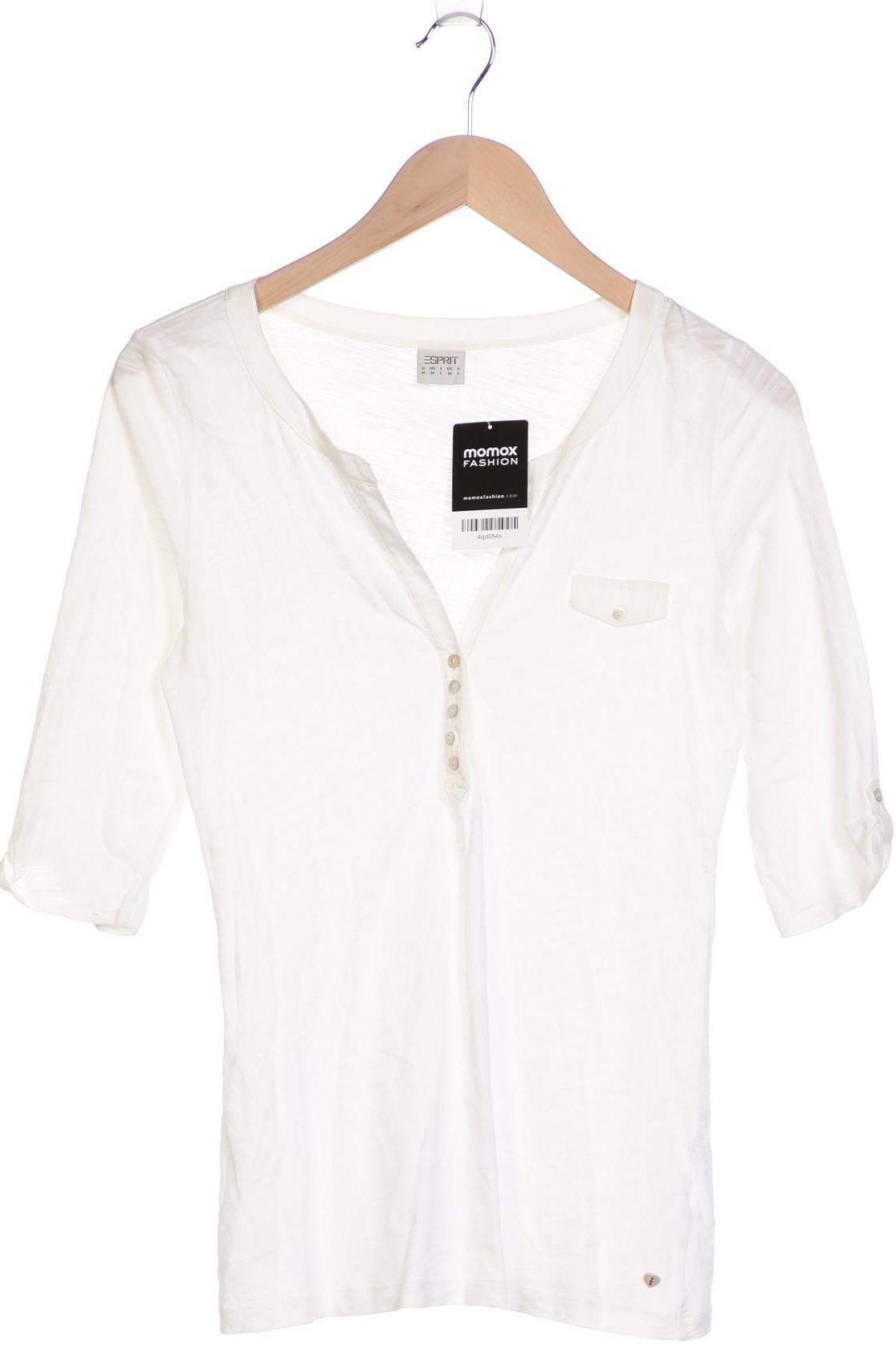 

Esprit Damen Langarmshirt, weiß, Gr. 38