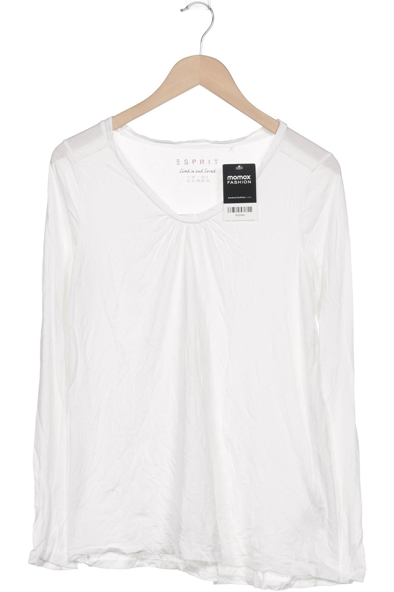 

Esprit Damen Langarmshirt, weiß, Gr. 44