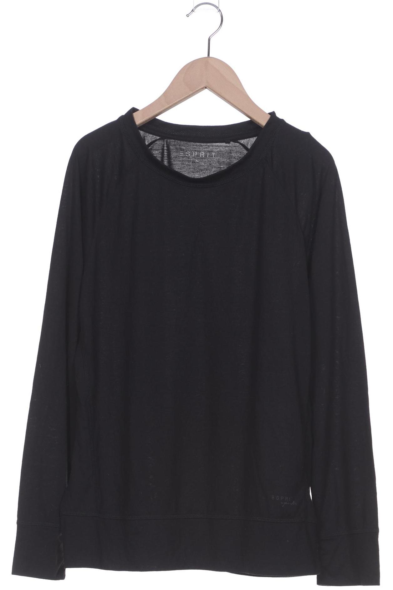 

Esprit Damen Langarmshirt, schwarz, Gr. 44