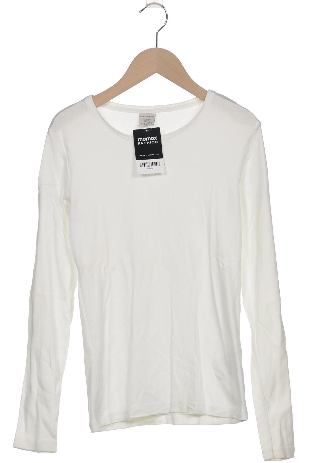 

Esprit Damen Langarmshirt, weiß, Gr. 36