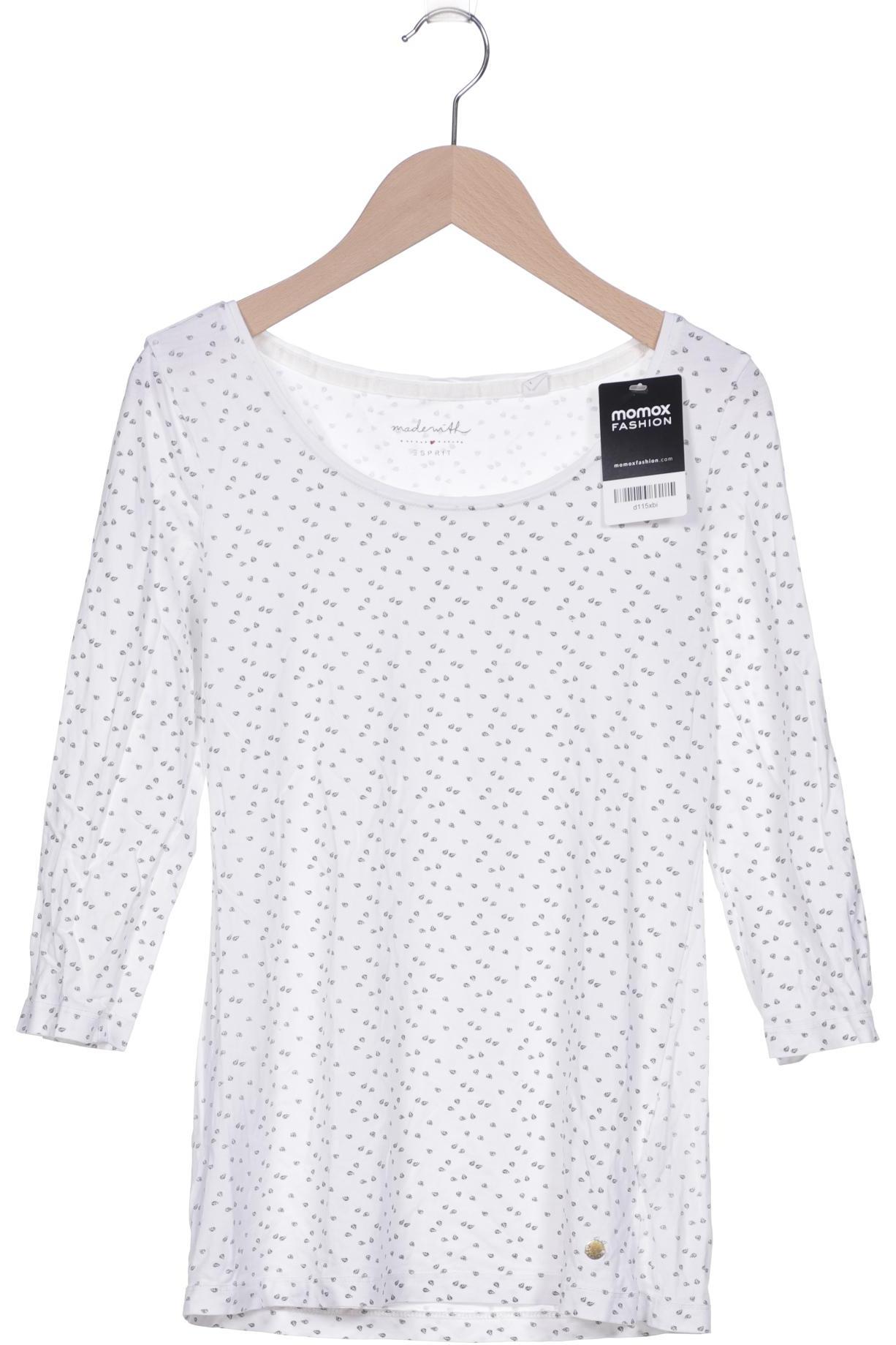 

Esprit Damen Langarmshirt, weiß, Gr. 34