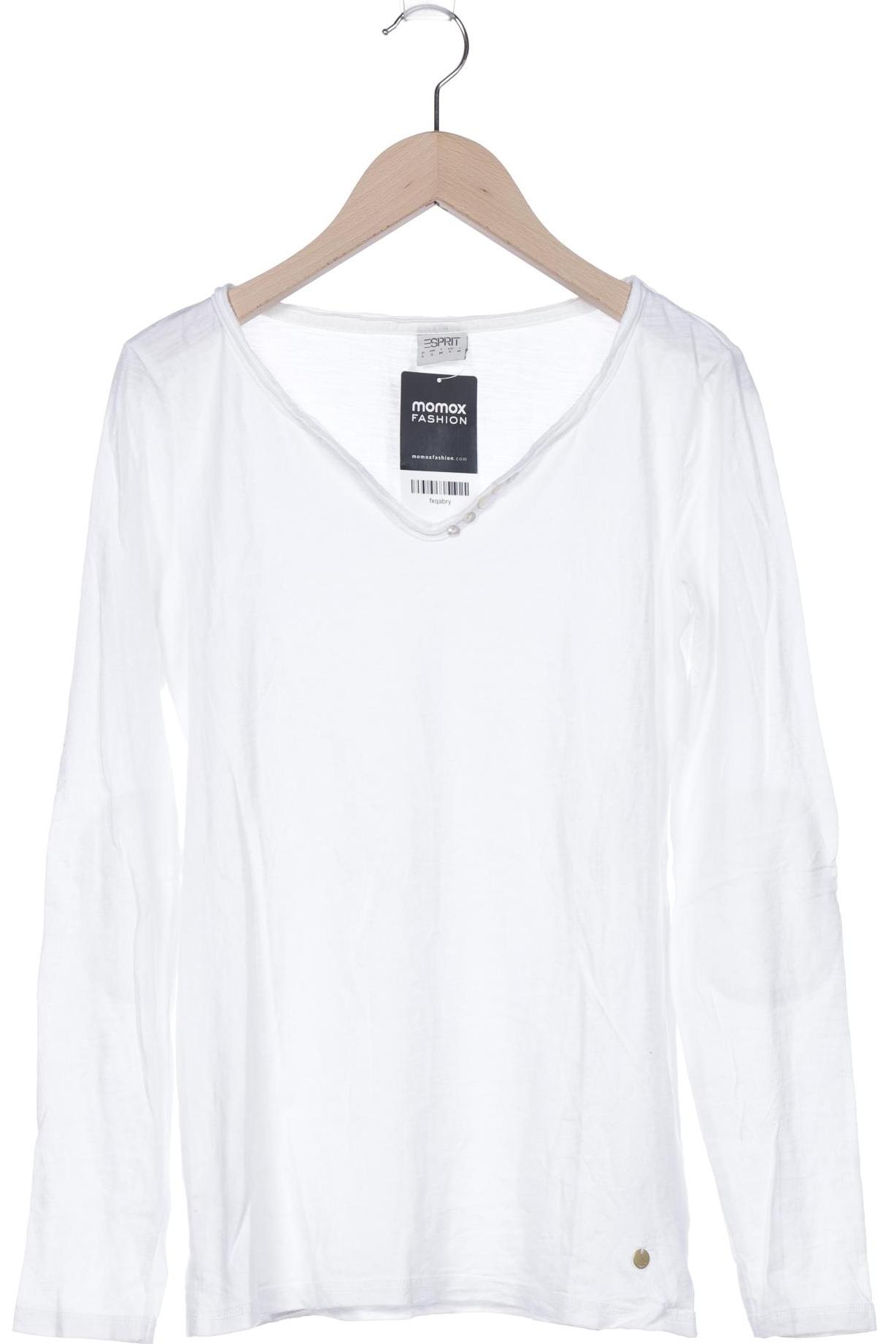 

Esprit Damen Langarmshirt, weiß, Gr. 36