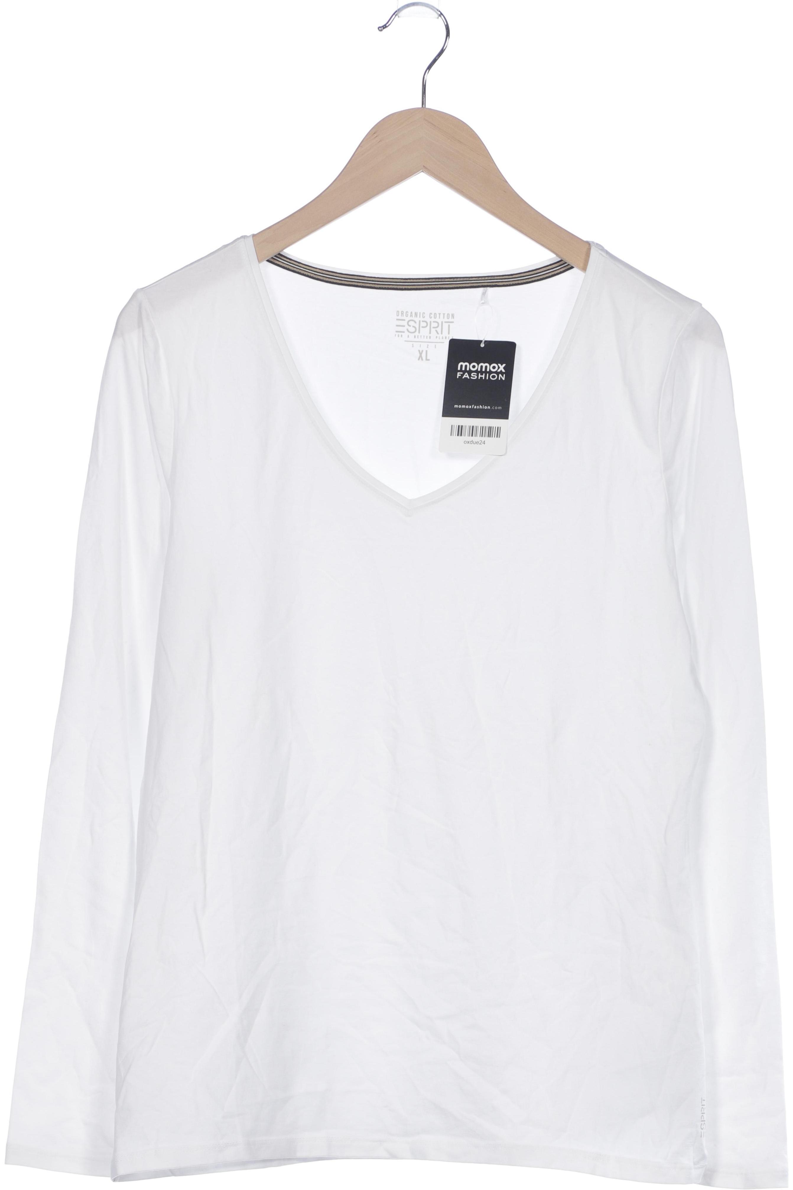 

Esprit Damen Langarmshirt, weiß, Gr. 44