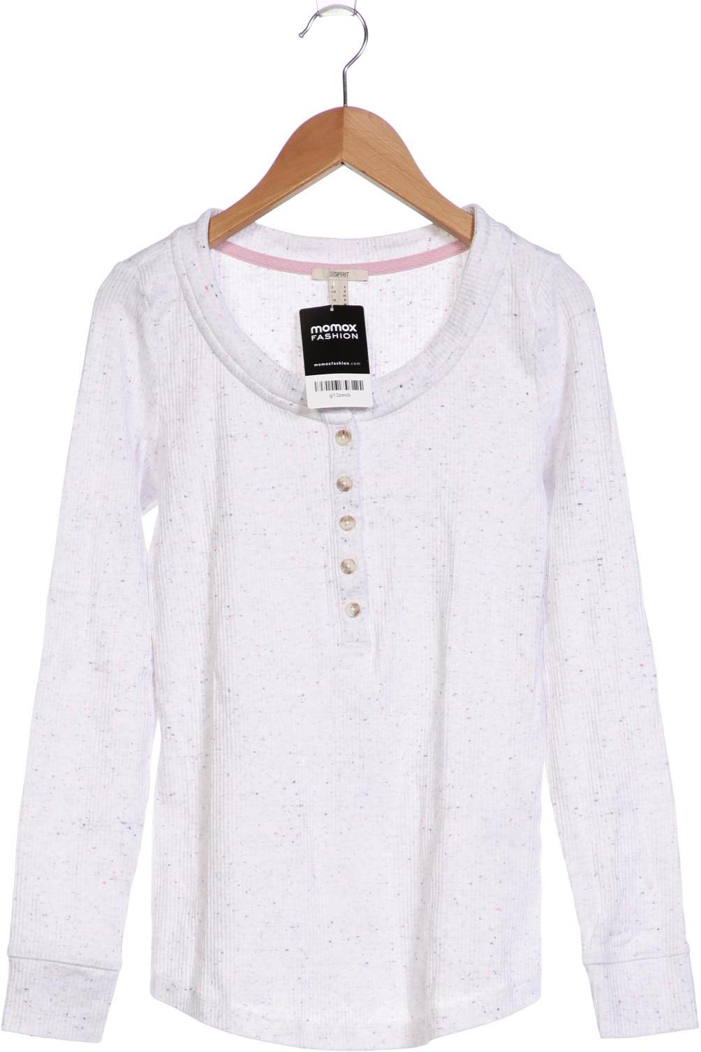 

Esprit Damen Langarmshirt, weiß, Gr. 36