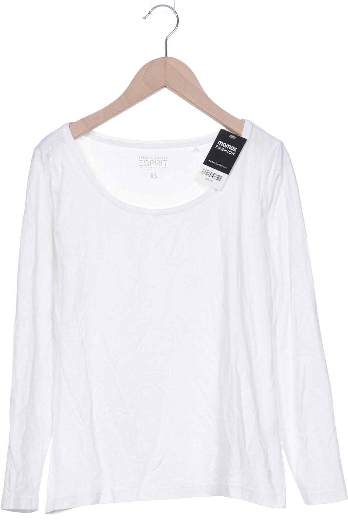 

Esprit Damen Langarmshirt, weiß, Gr. 34