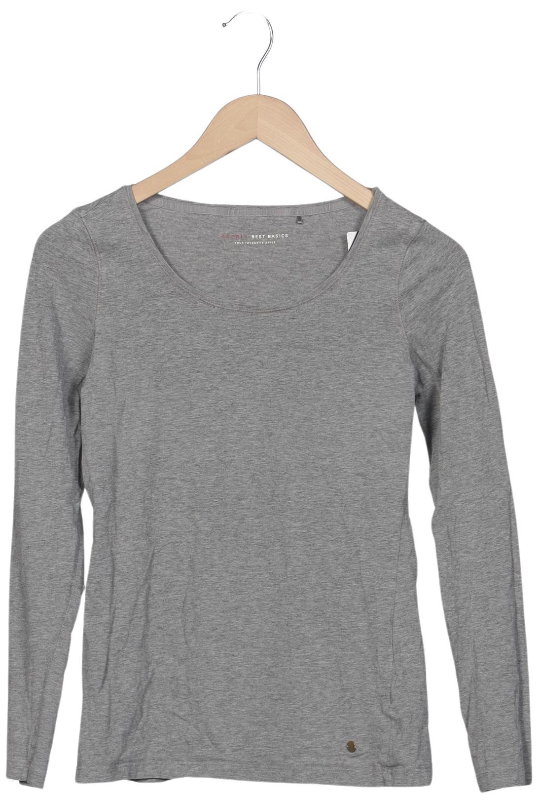 

Esprit Damen Langarmshirt, grau, Gr. 38