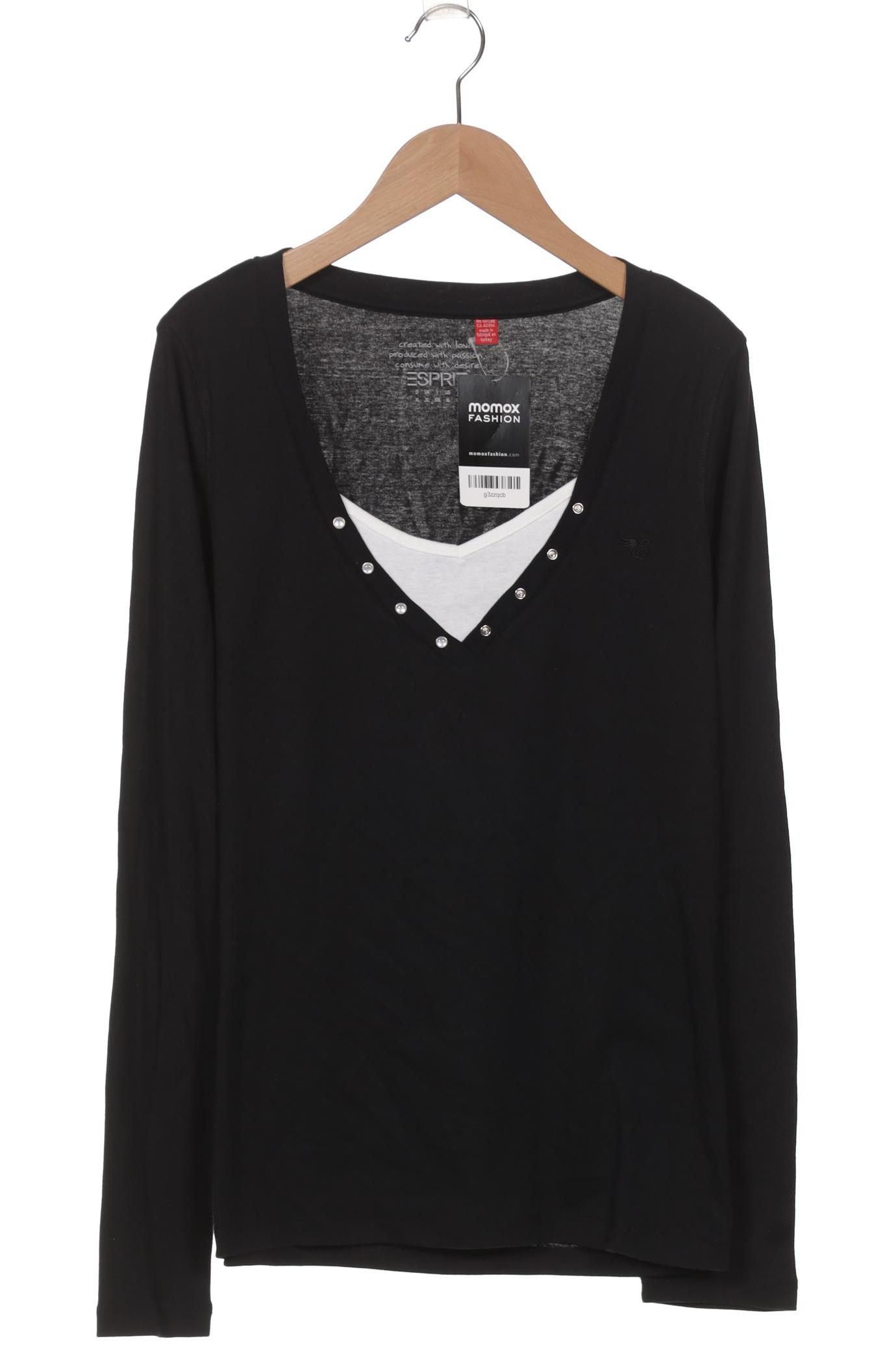 

Esprit Damen Langarmshirt, schwarz, Gr. 44