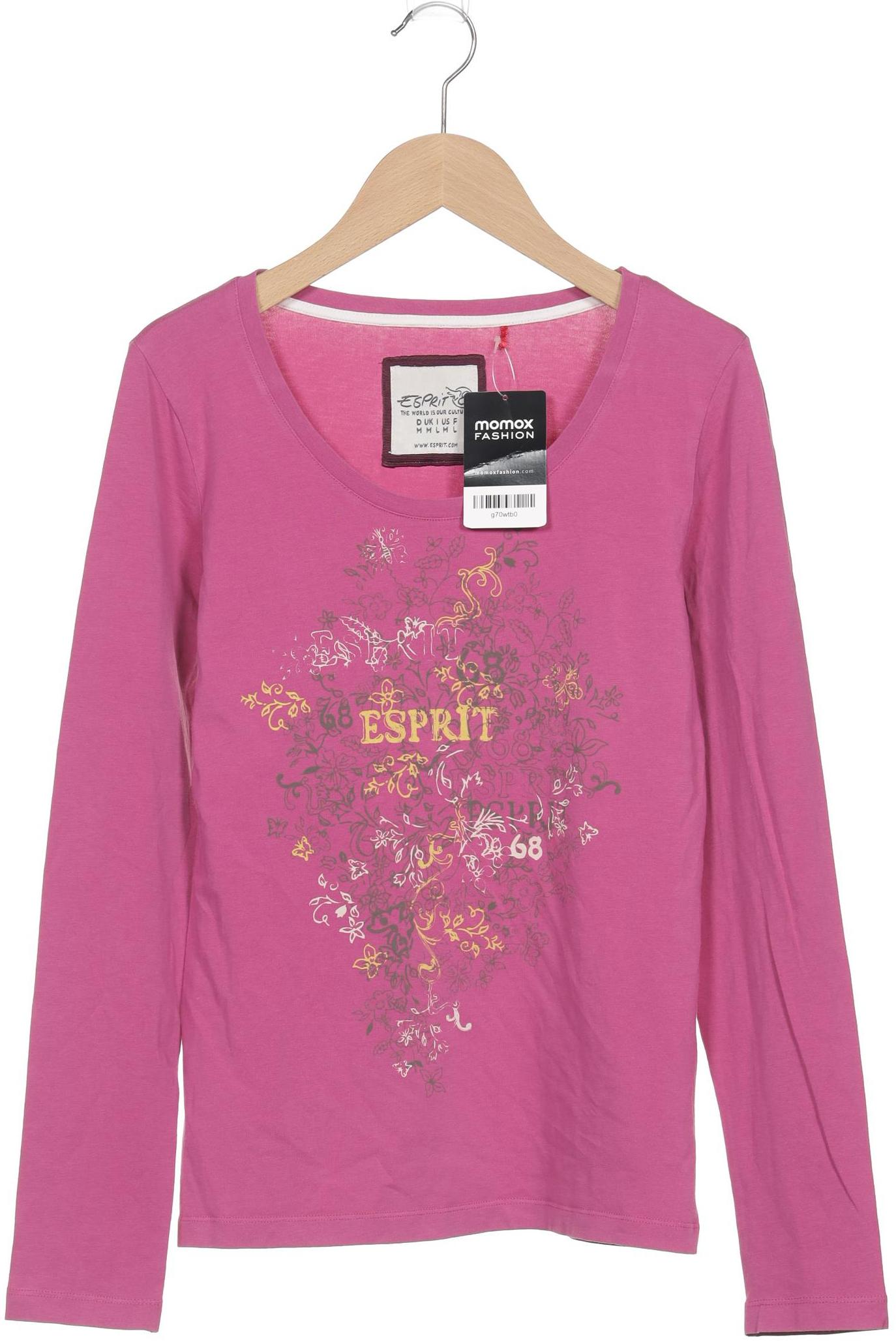 

Esprit Damen Langarmshirt, pink, Gr. 38