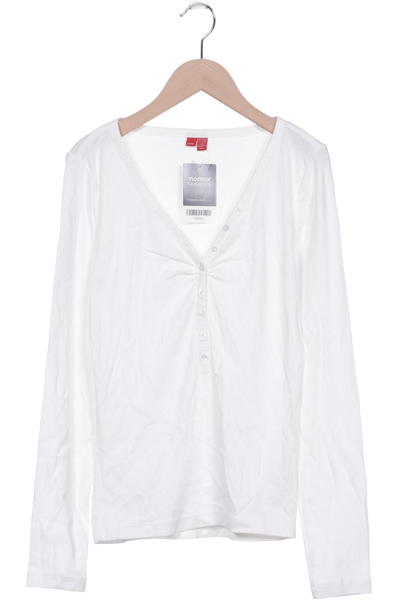 

Esprit Damen Langarmshirt, weiß