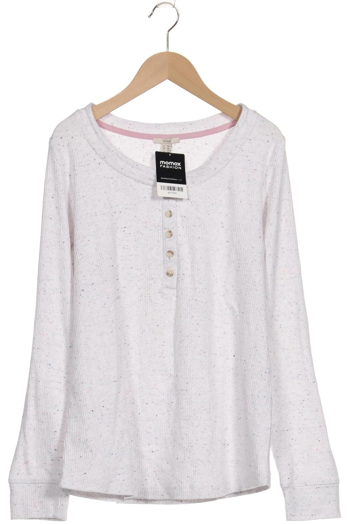 

Esprit Damen Langarmshirt, weiß, Gr. 46