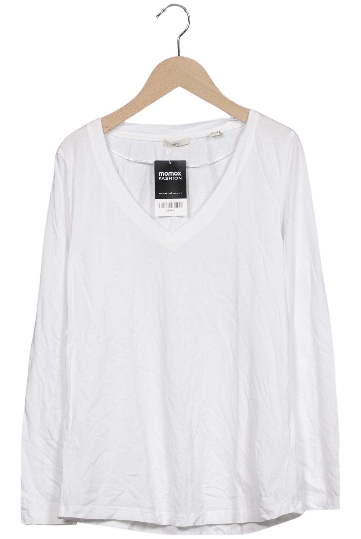 

Esprit Damen Langarmshirt, weiß, Gr. 38