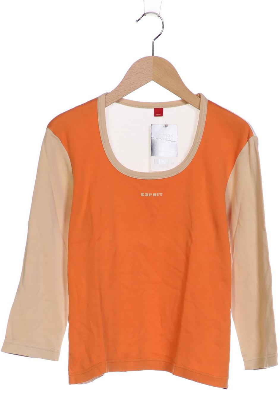 

Esprit Damen Langarmshirt, orange, Gr. 38
