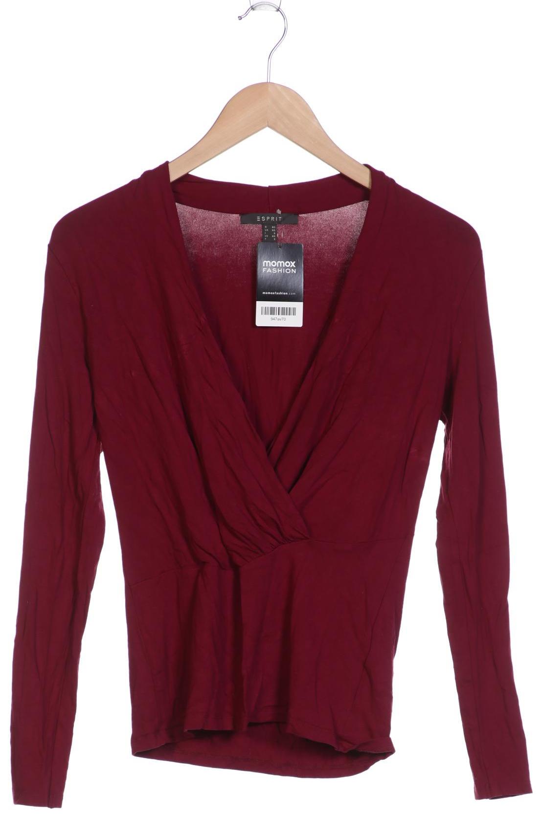 

Esprit Damen Langarmshirt, bordeaux, Gr. 34