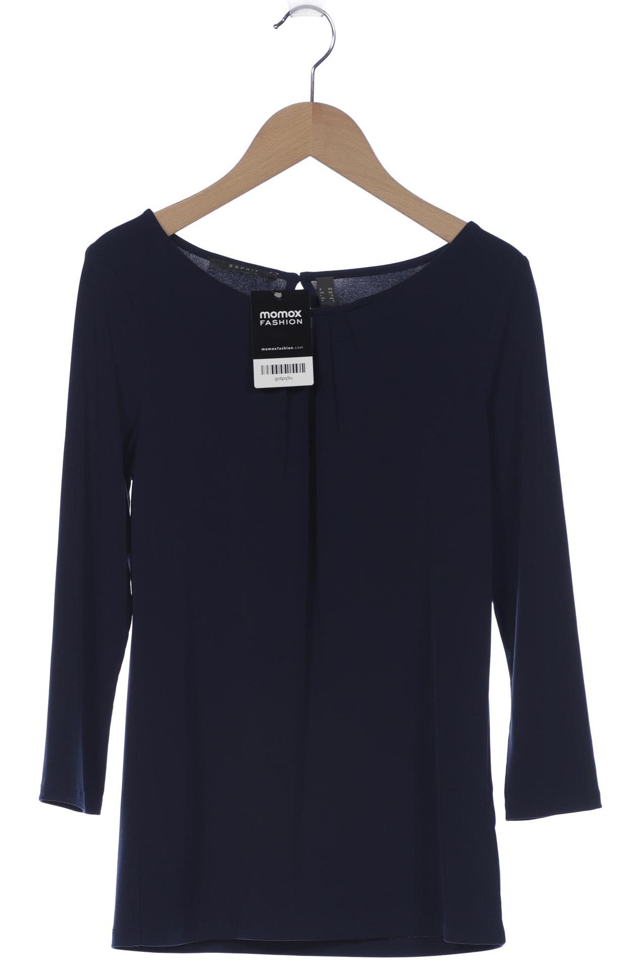 

Esprit Damen Langarmshirt, marineblau, Gr. 34