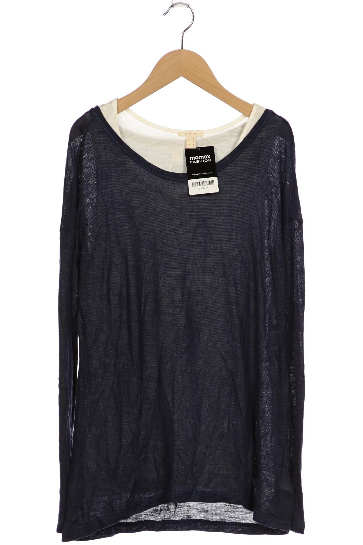 

Esprit Damen Langarmshirt, marineblau, Gr. 38