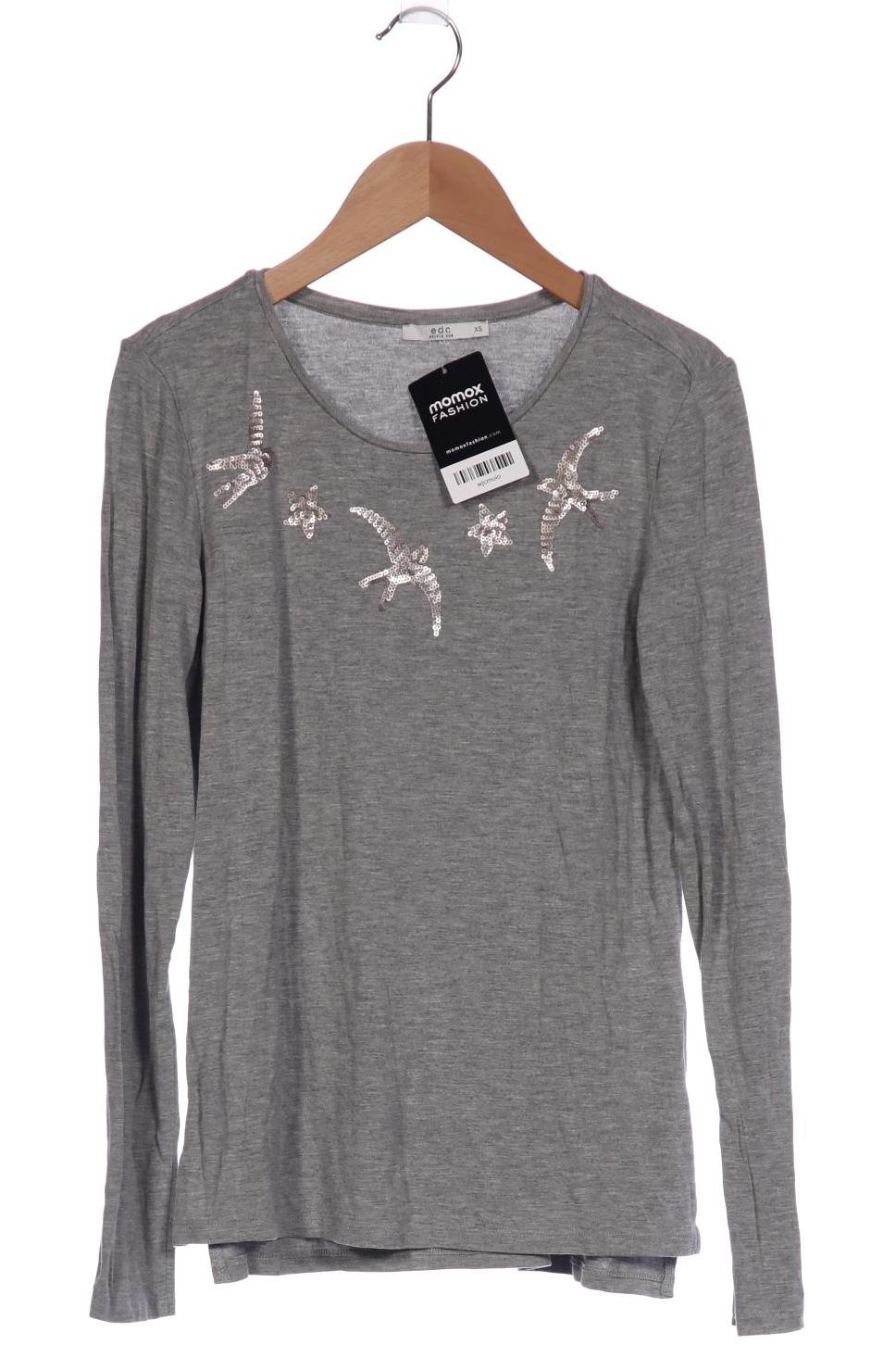 

Esprit Damen Langarmshirt, grau, Gr. 34