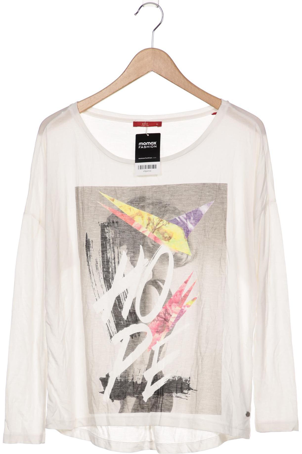 

Esprit Damen Langarmshirt, weiß, Gr. 44