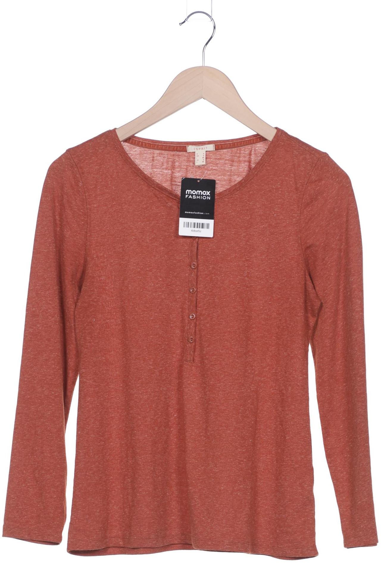 

Esprit Damen Langarmshirt, orange, Gr. 36