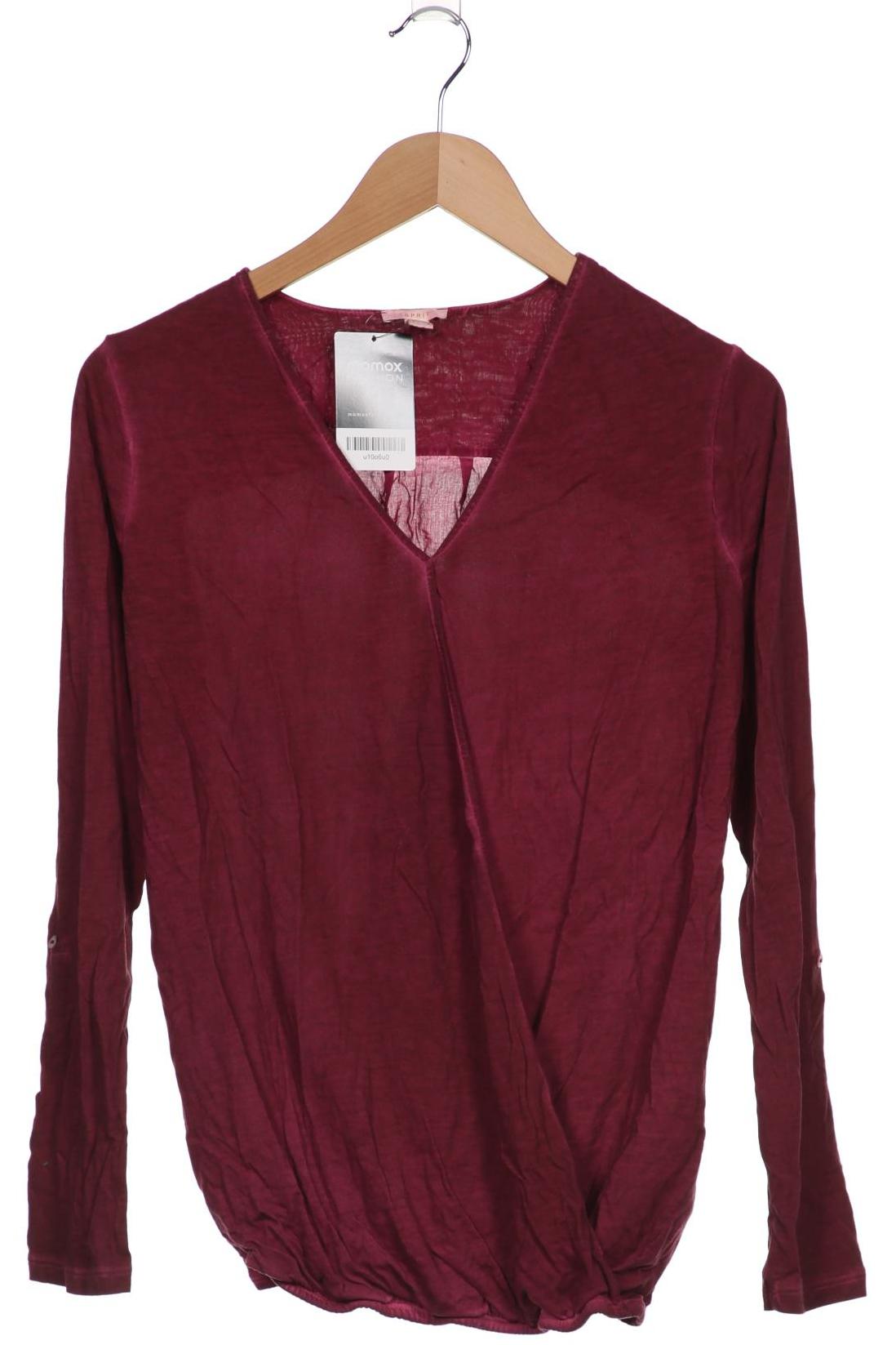 

Esprit Damen Langarmshirt, bordeaux, Gr. 34