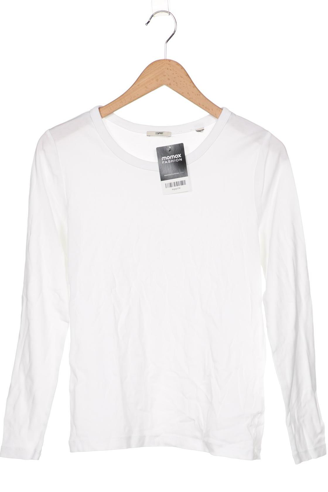 

Esprit Damen Langarmshirt, weiß, Gr. 38